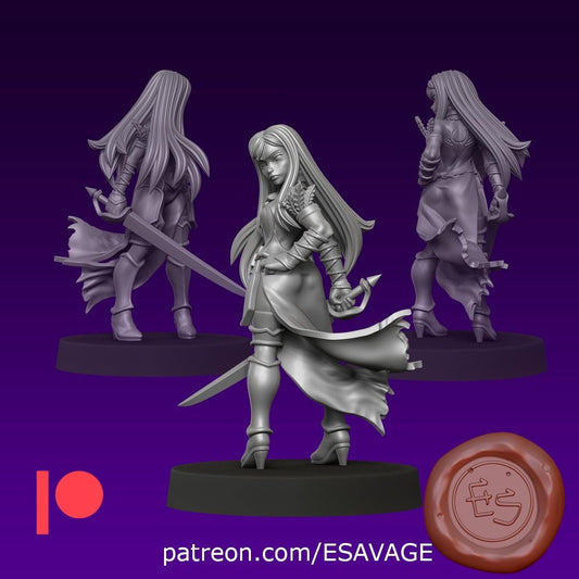 Glyph Master Miniature - 28mm / 32mm / 36mm / 75mm - Ethan Savage Studios - Resin Printed Figure for D&D, TTRPGs, and Board Games