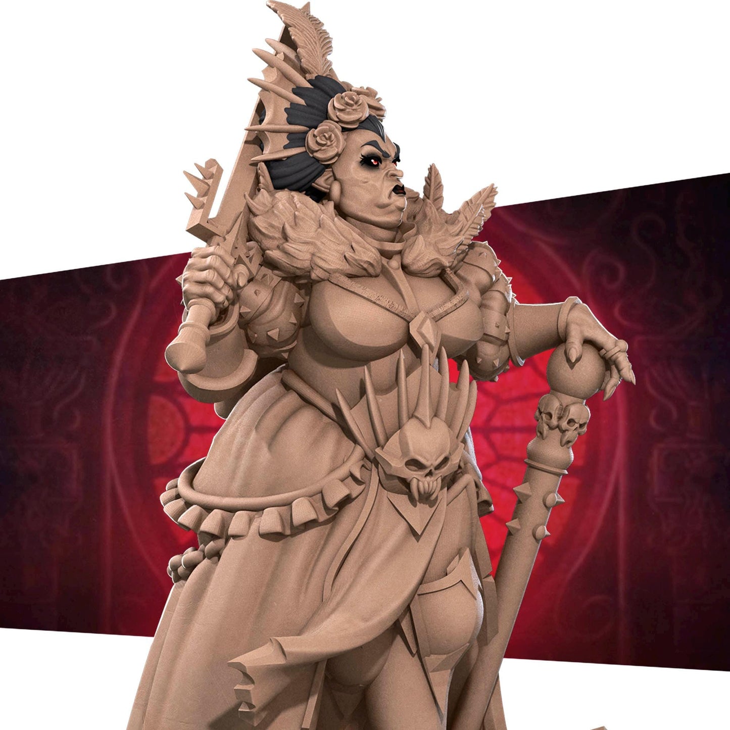 Vampire Countess Miniature - 28mm / 32mm / 36mm - Bite the Bullet - Resin Printed Figure for D&D, TTRPGs, and Board Games