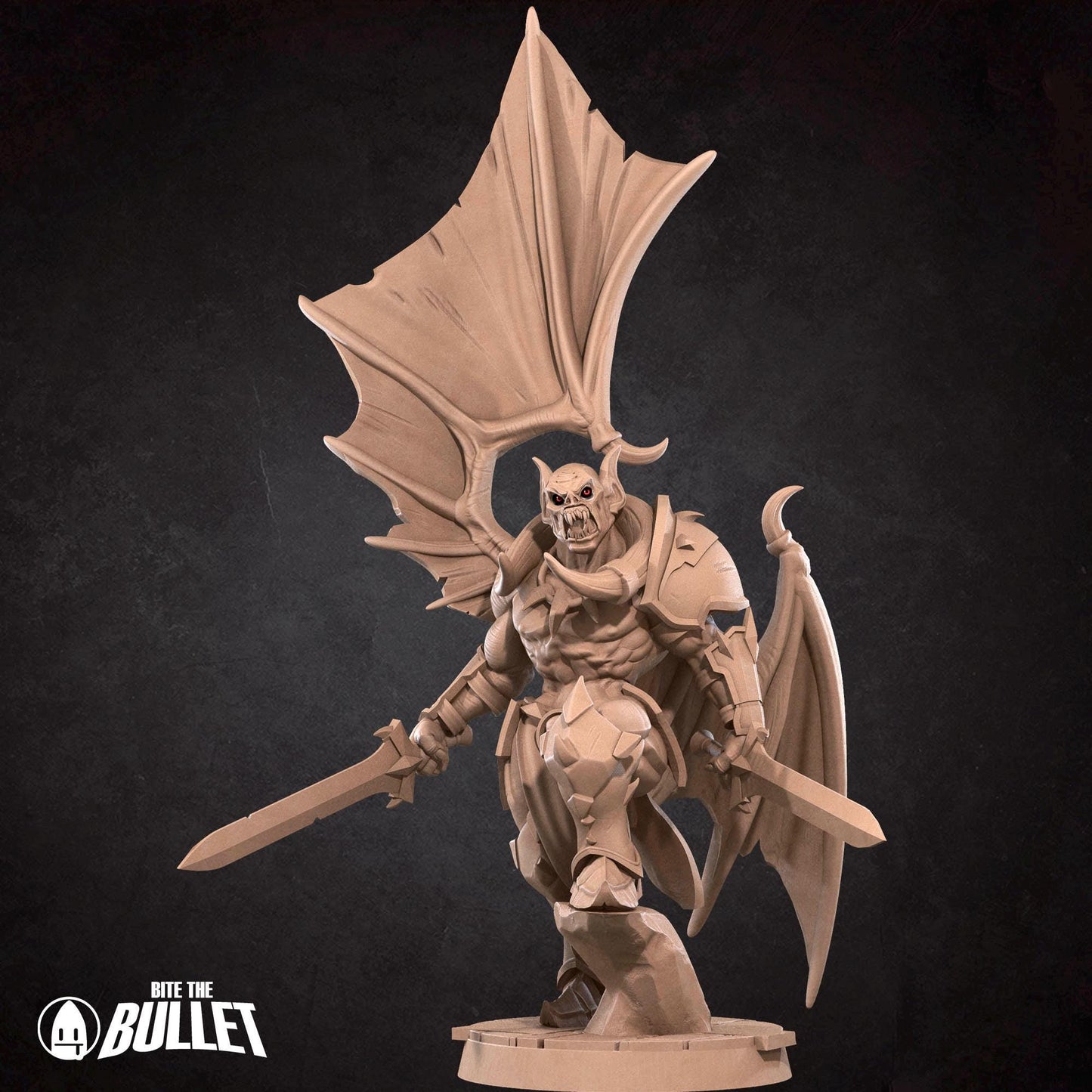 Vampire Fighter Miniature - 28mm / 32mm / 36mm - Bite the Bullet - Resin Printed Figure for D&D, TTRPGs, and Board Games