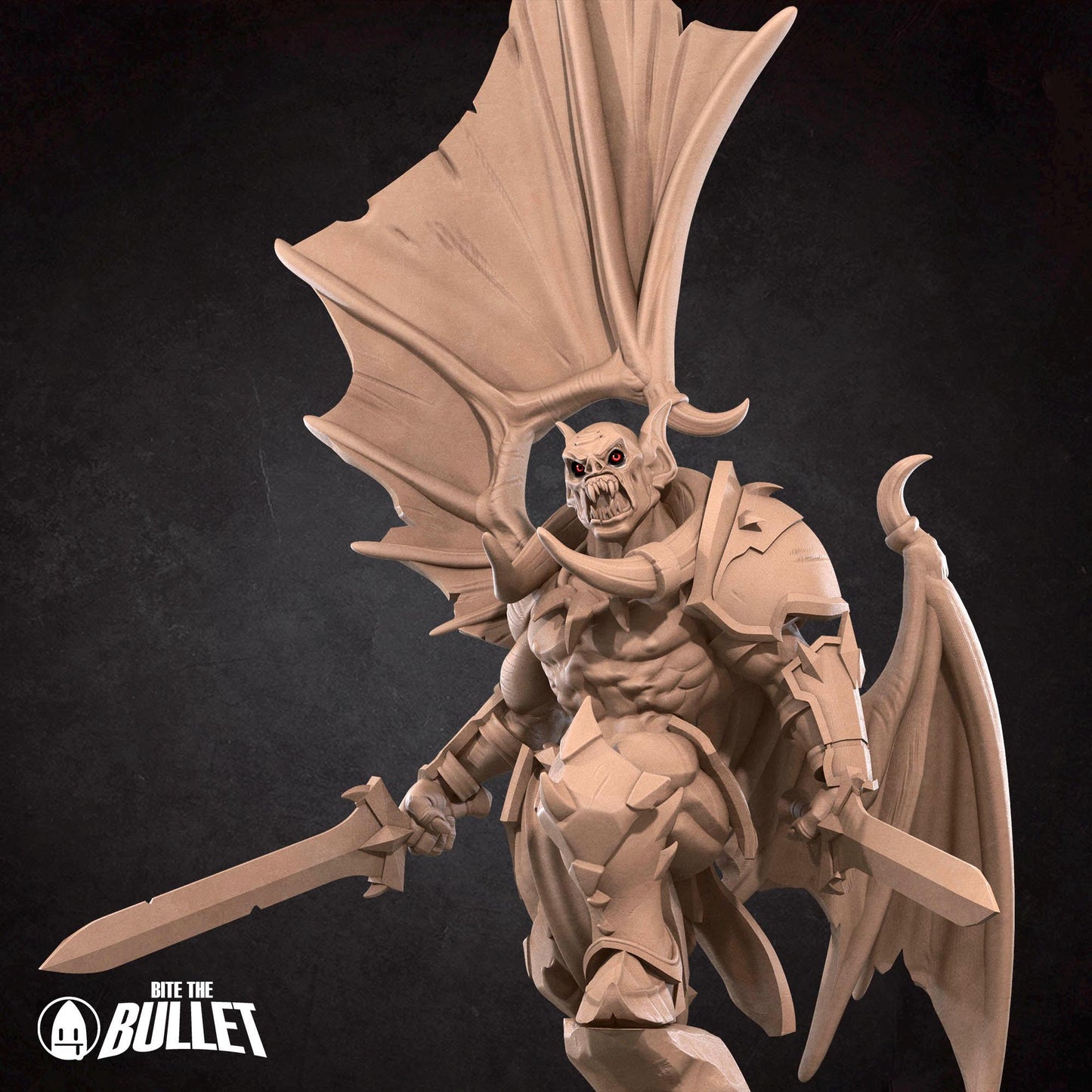 Vampire Fighter Miniature - 28mm / 32mm / 36mm - Bite the Bullet - Resin Printed Figure for D&D, TTRPGs, and Board Games