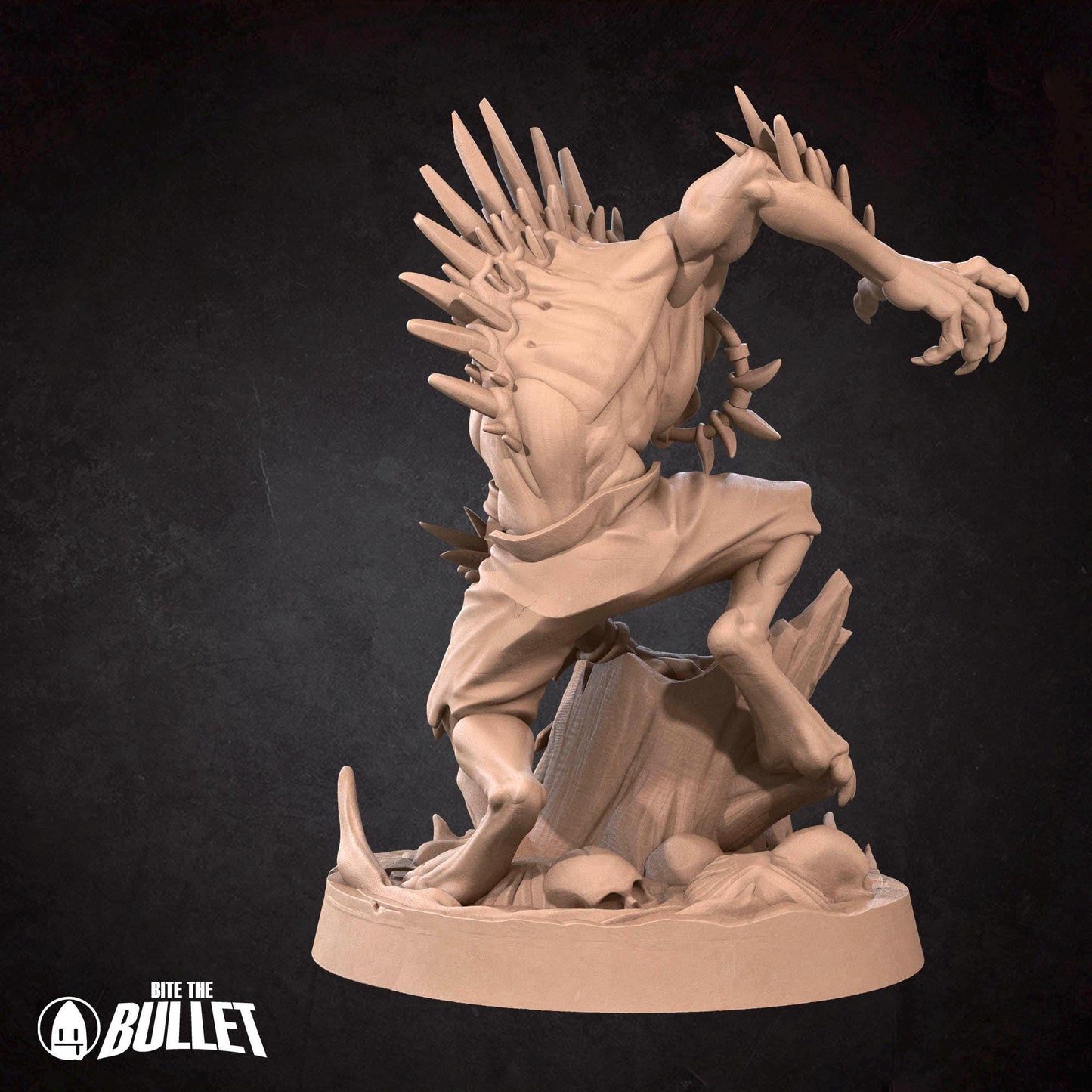 Vampire Ghoul Miniature - 28mm / 32mm / 36mm - Bite the Bullet - Resin Printed Figure for D&D, TTRPGs, and Board Games
