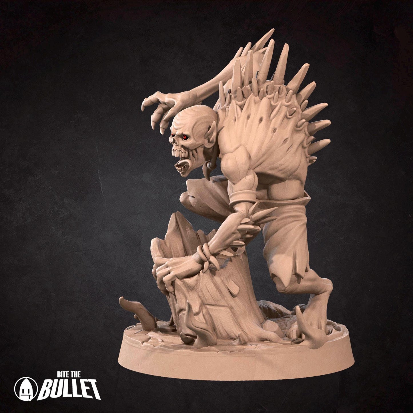 Vampire Ghoul Miniature - 28mm / 32mm / 36mm - Bite the Bullet - Resin Printed Figure for D&D, TTRPGs, and Board Games