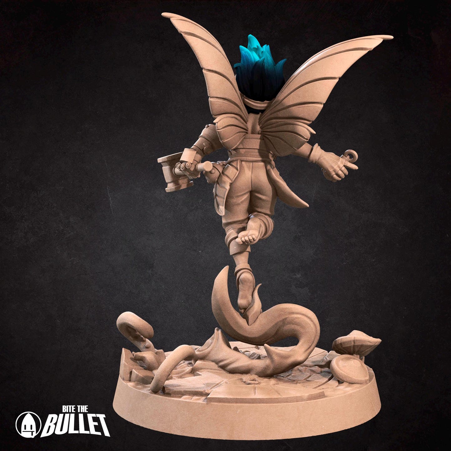 Pixie Artificer Miniature - 28mm / 32mm / 36mm - Bite the Bullet - Resin Printed Figure for D&D, TTRPGs, and Board Games