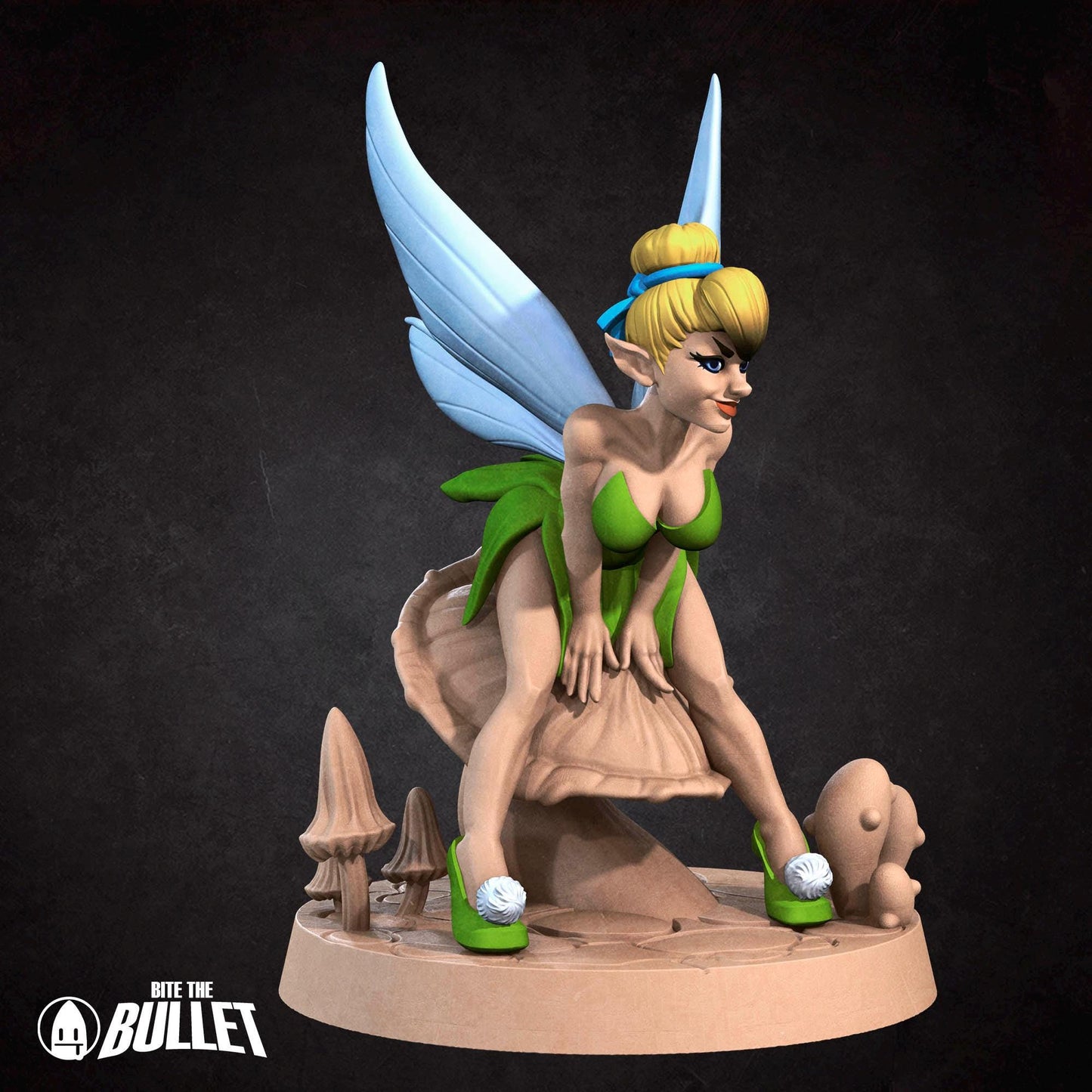 Exotic Pixie Wendy Miniature - 28mm / 32mm / 36mm - Standard and NSFW - Bite the Bullet - Resin Printed Figure for D&D, TTRPGs, Board Games