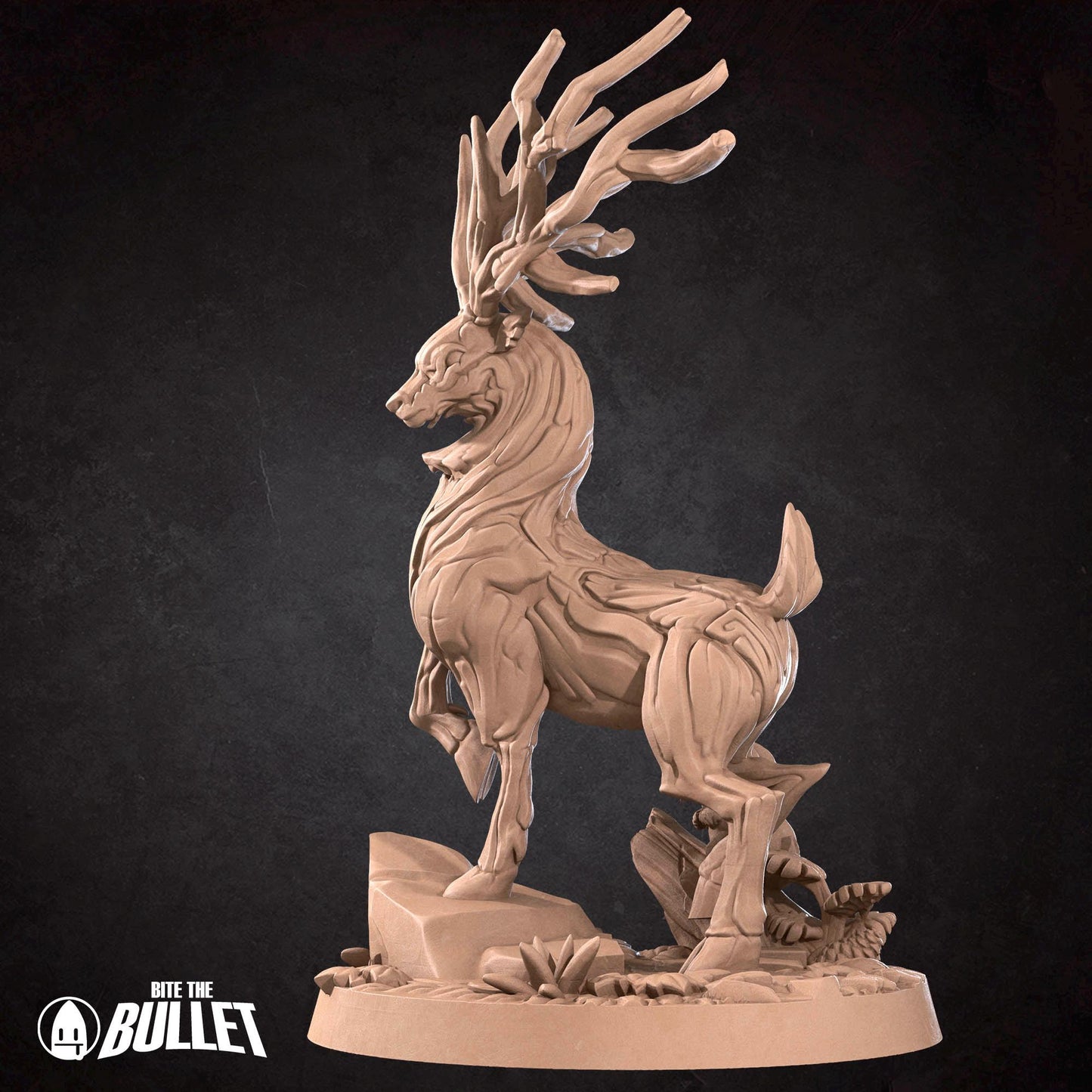 Human Animist Miniature - 28mm / 32mm / 36mm - Bite the Bullet - Resin Printed Figure for D&D, TTRPGs, and Board Games
