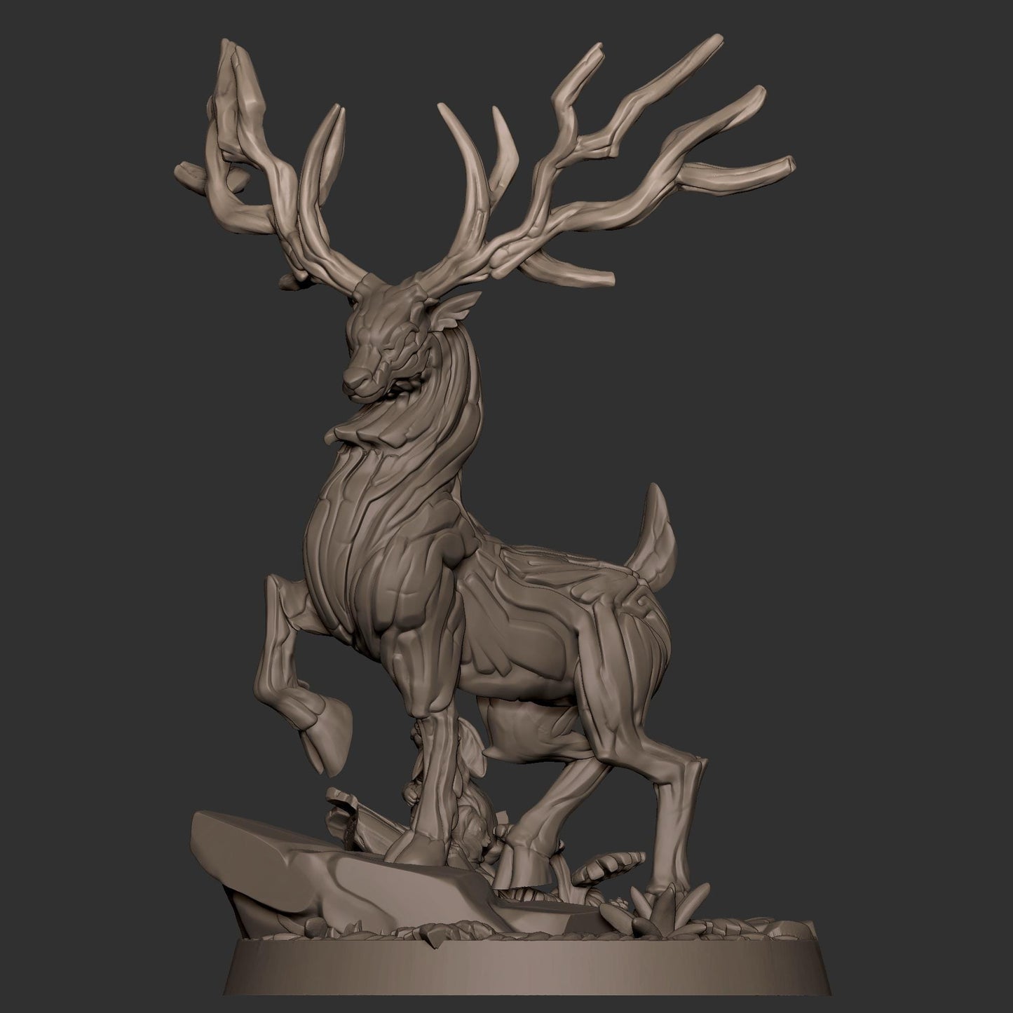 Human Animist Miniature - 28mm / 32mm / 36mm - Bite the Bullet - Resin Printed Figure for D&D, TTRPGs, and Board Games