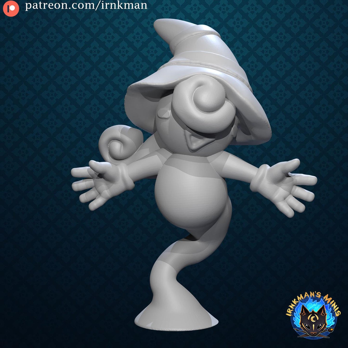 Shadow Sister Miniature - 28mm / 32mm / 36mm - Irnkman's Minis - Resin Printed Figure for D&D, TTRPGs, and Board Games
