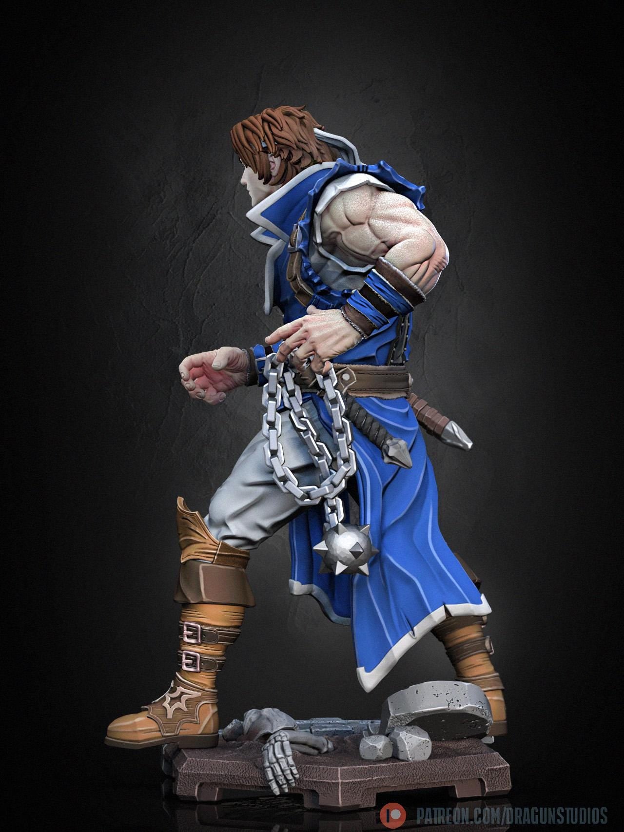 Vampire Vanquisher (Rondo Ver.) Miniature - 28mm / 32mm / 36mm / 100mm - DraGun Studios