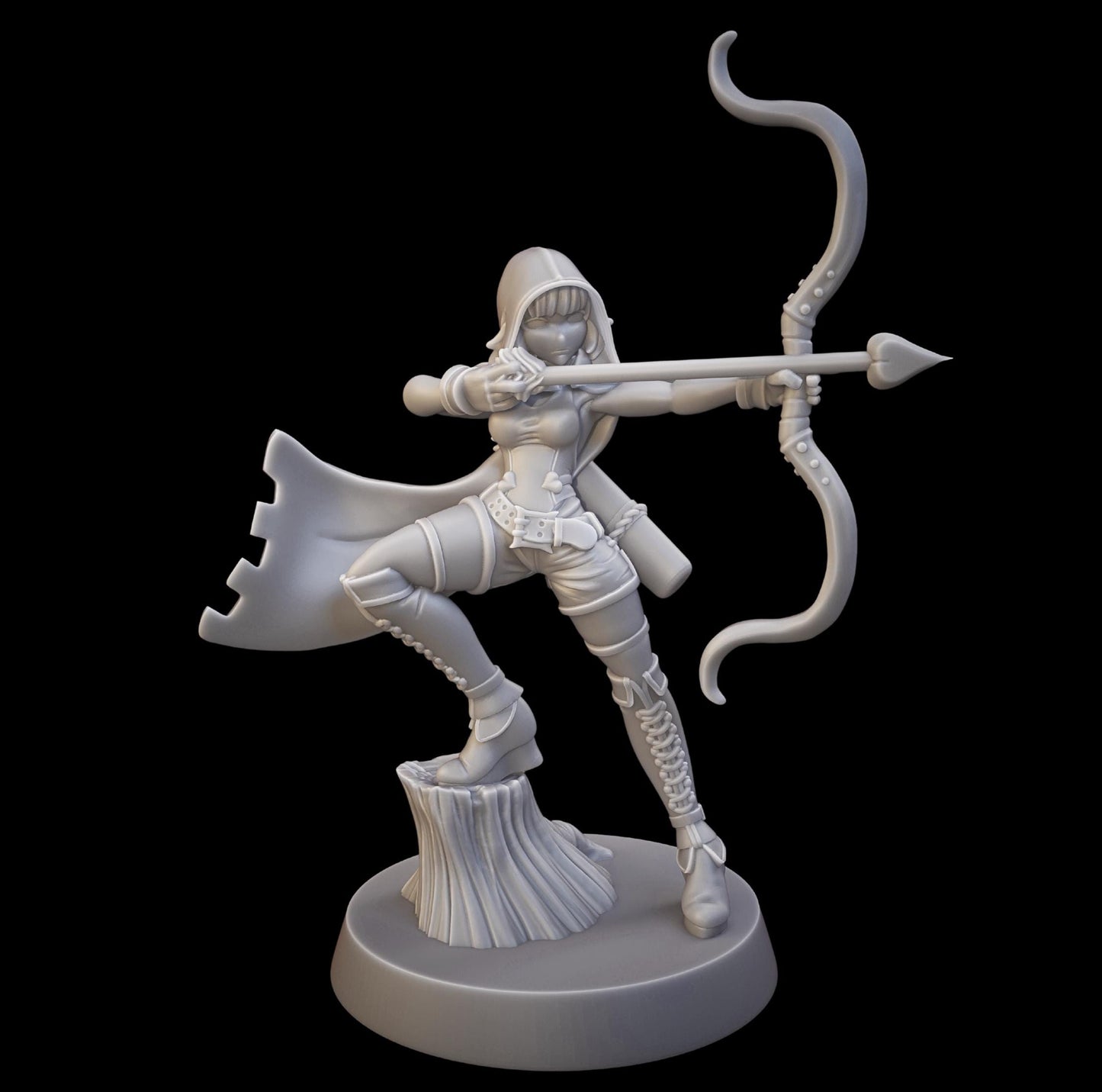 Heartbreaker Ranger Miniature - 28mm / 32mm / 36mm - Juancho's Minis - Resin Printed Figure for D&D, TTRPGs, and Board Games
