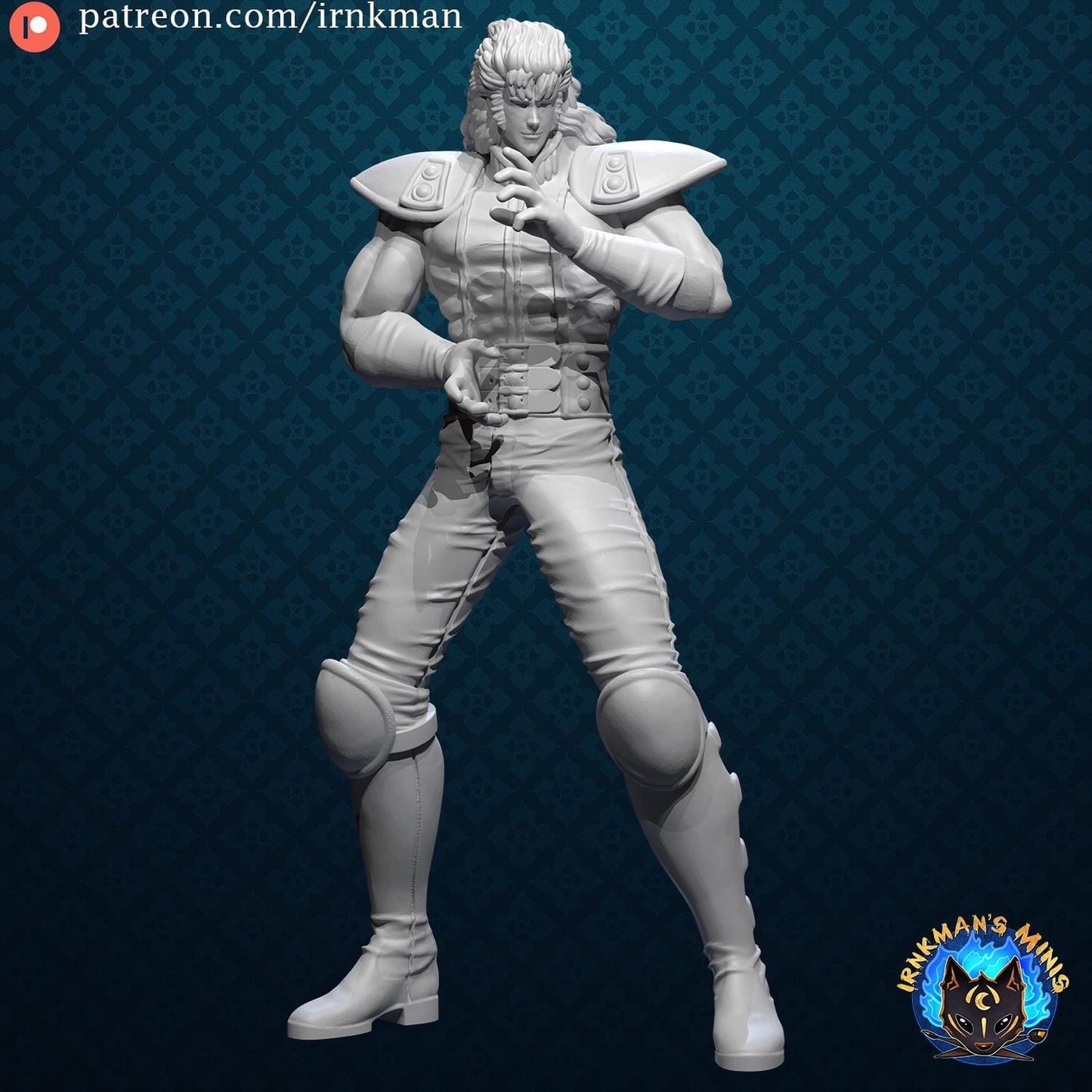 Star of Justice Miniature - 28mm / 32mm / 36mm - Irnkman's Minis - Resin Printed Figure for D&D, TTRPGs, and Board Games