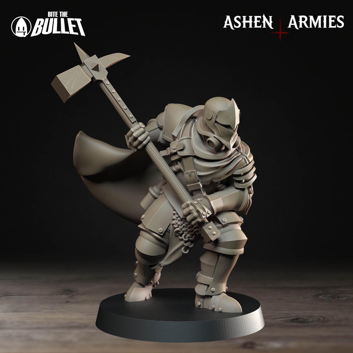 Sanctified Legion Shocktrooper Miniature (4 Variations) - 28mm / 32mm / 36mm - Bite the Bullet - Resin Printed Wargaming Figure