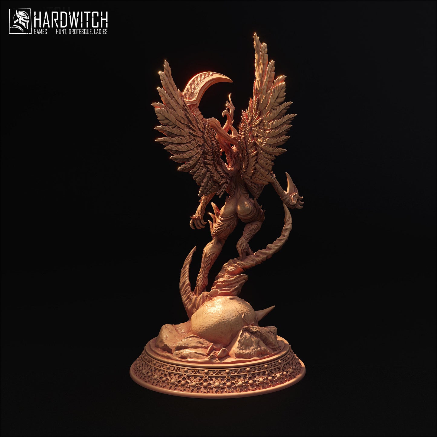 Kelva Konira Miniature (Standard and NSFW) - 28mm / 32mm / 36mm / 75mm - HardWitch Games - Resin Printed Figure for D&D and TTRPGs