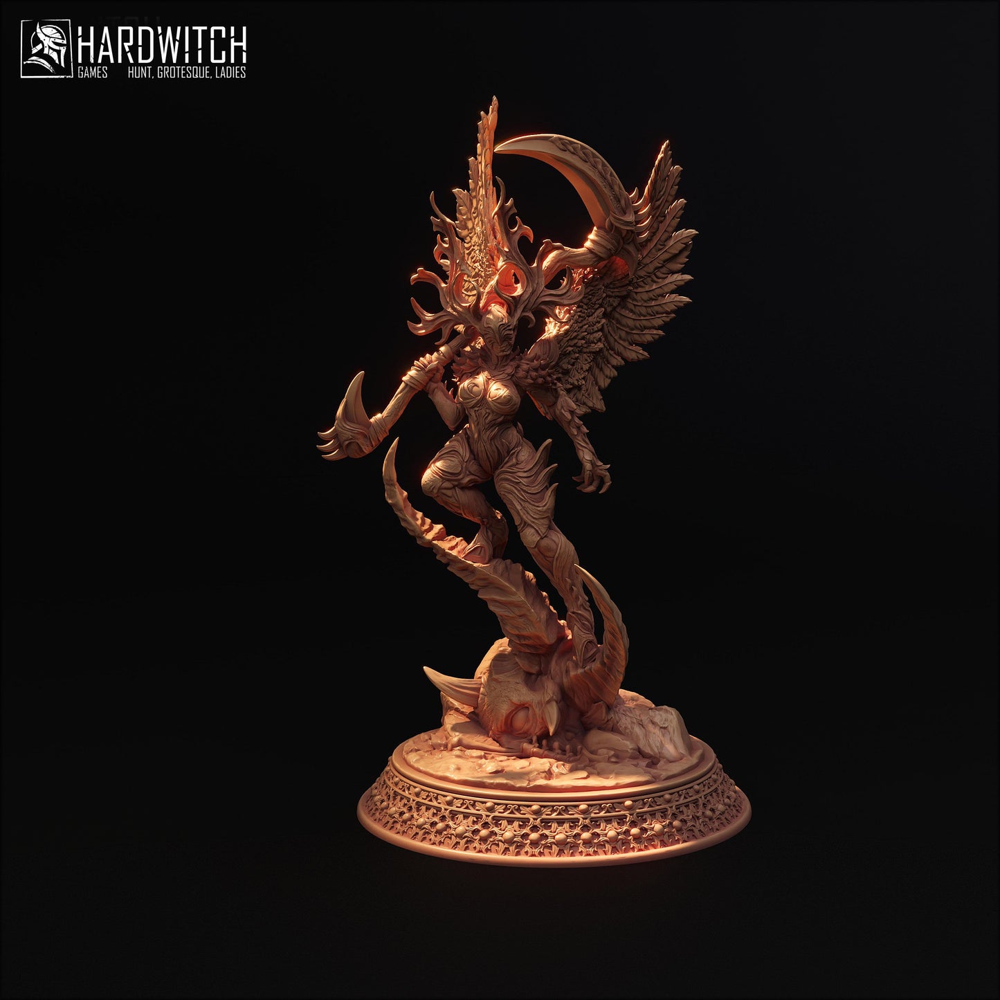 Kelva Konira Miniature (Standard and NSFW) - 28mm / 32mm / 36mm / 75mm - HardWitch Games - Resin Printed Figure for D&D and TTRPGs