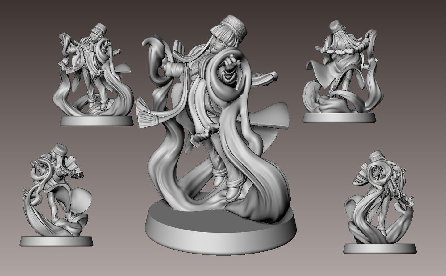 The No-Life King Miniature - 28mm / 32mm / 36mm / 75mm - LPOMC - Resin Printed Figure for D&D, TTRPGs, and Board Games