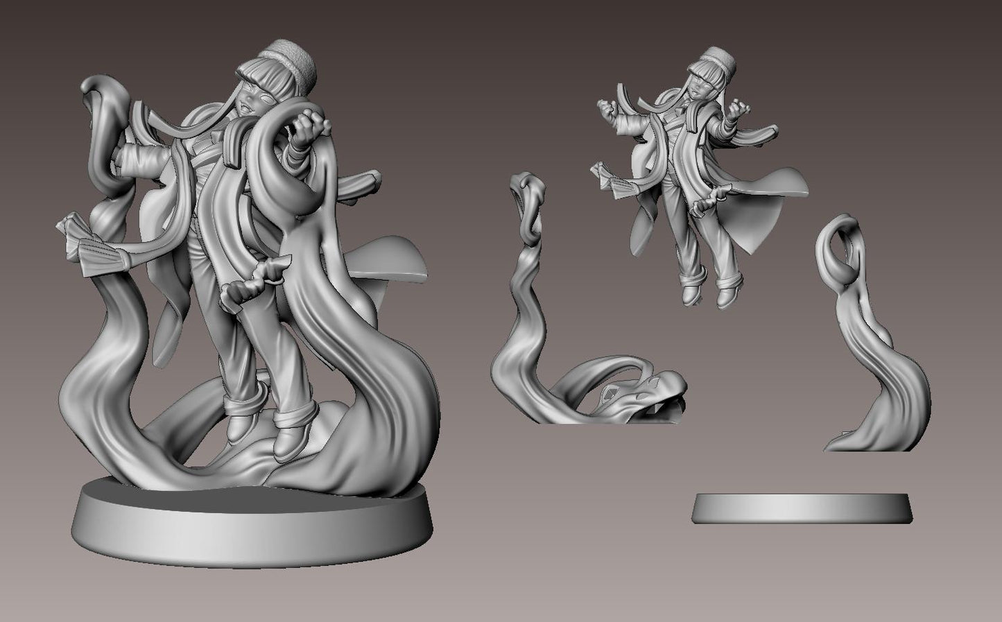 The No-Life King Miniature - 28mm / 32mm / 36mm / 75mm - LPOMC - Resin Printed Figure for D&D, TTRPGs, and Board Games