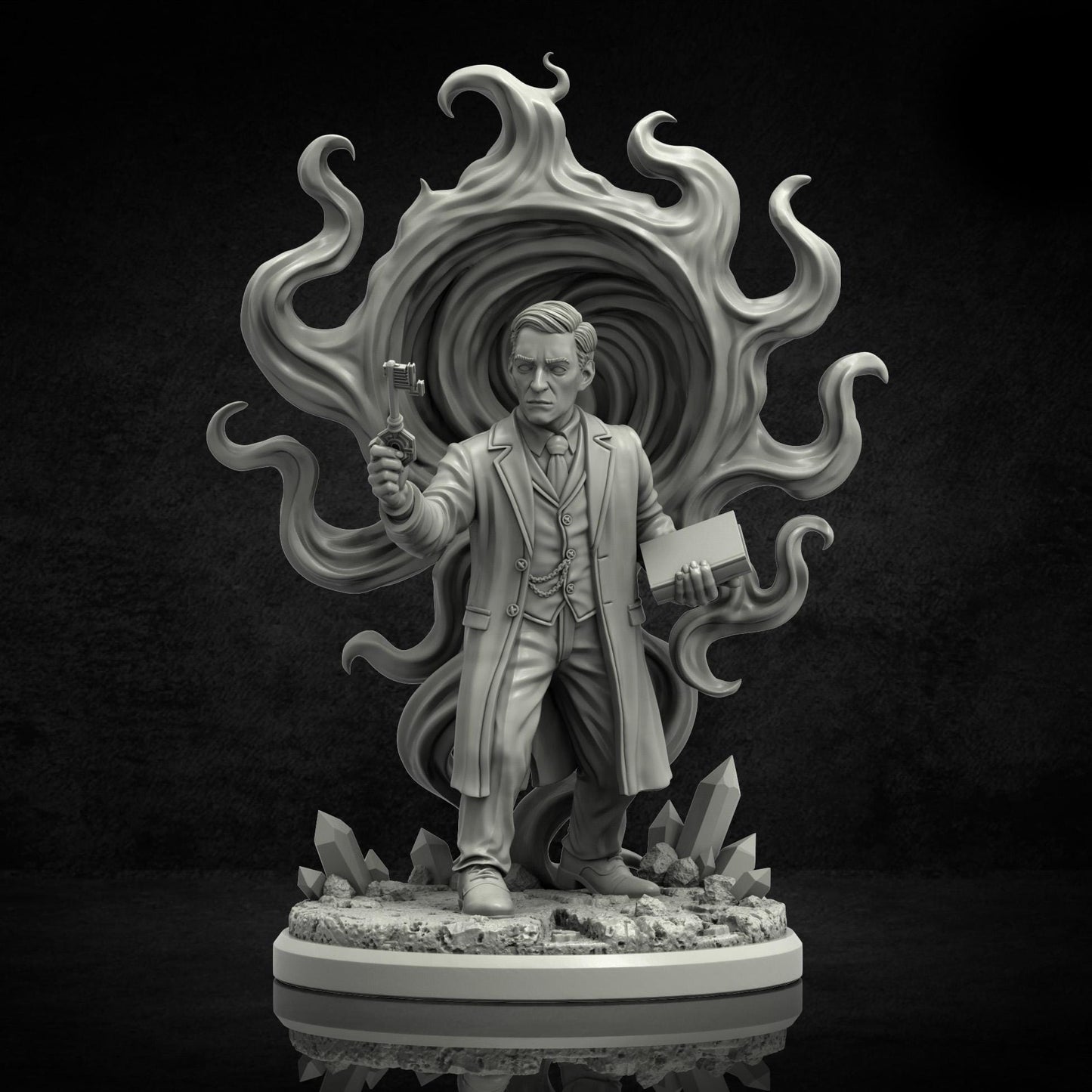 Randolph Carter Miniature - 28mm / 32mm / 36mm - Adaevy Creations - Resin Printed Figure for Arkham Horror, Unfathomable & TTRPGs