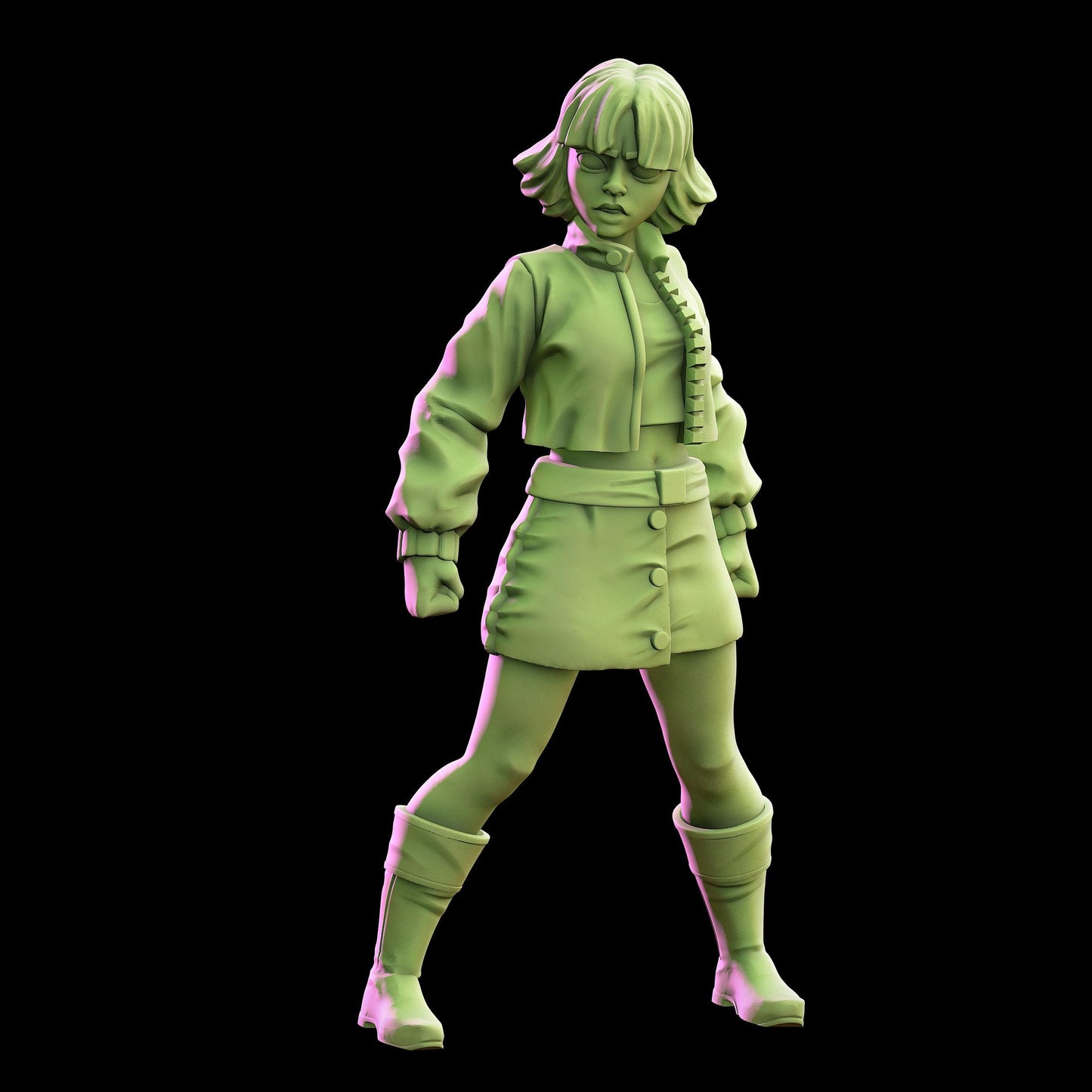 Chemical X Cuties Miniature - 28mm / 32mm / 36mm - VaultZ - Resin Printed Figures for D&D, TTRPGs, Zombicide, and Board Games
