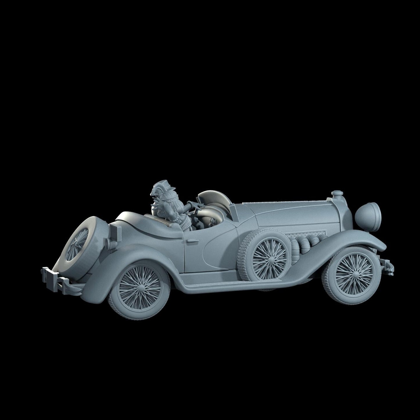 Duesenberg Vehicle Miniature - 28mm / 32mm / 36mm - Cosmondo - Resin Printed Figure for Arkham Horror, D&D, TTRPGs, and Board Games