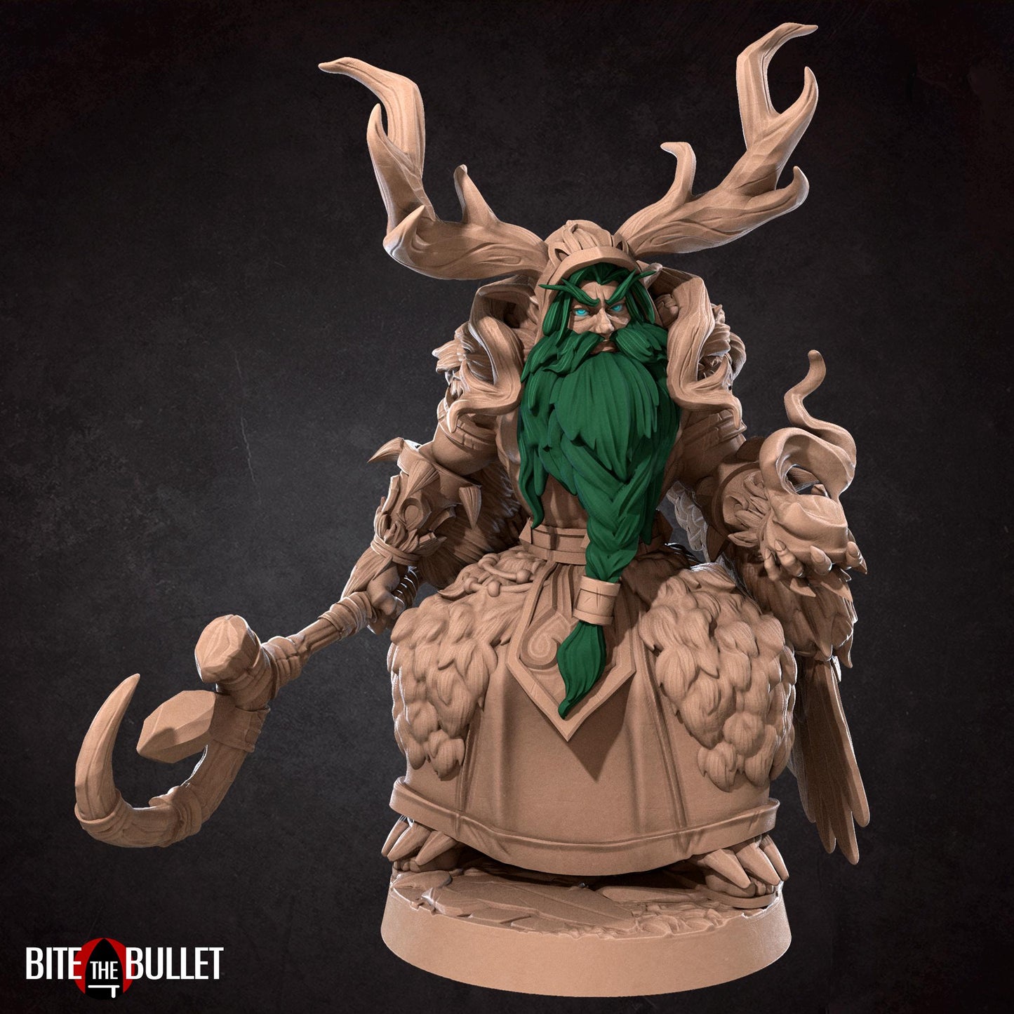 Night Elf Hero Teladrius Miniature - 28mm / 32mm / 36mm - Bite the Bullet - Resin Printed Figure for D&D, TTRPGs, and Board Games