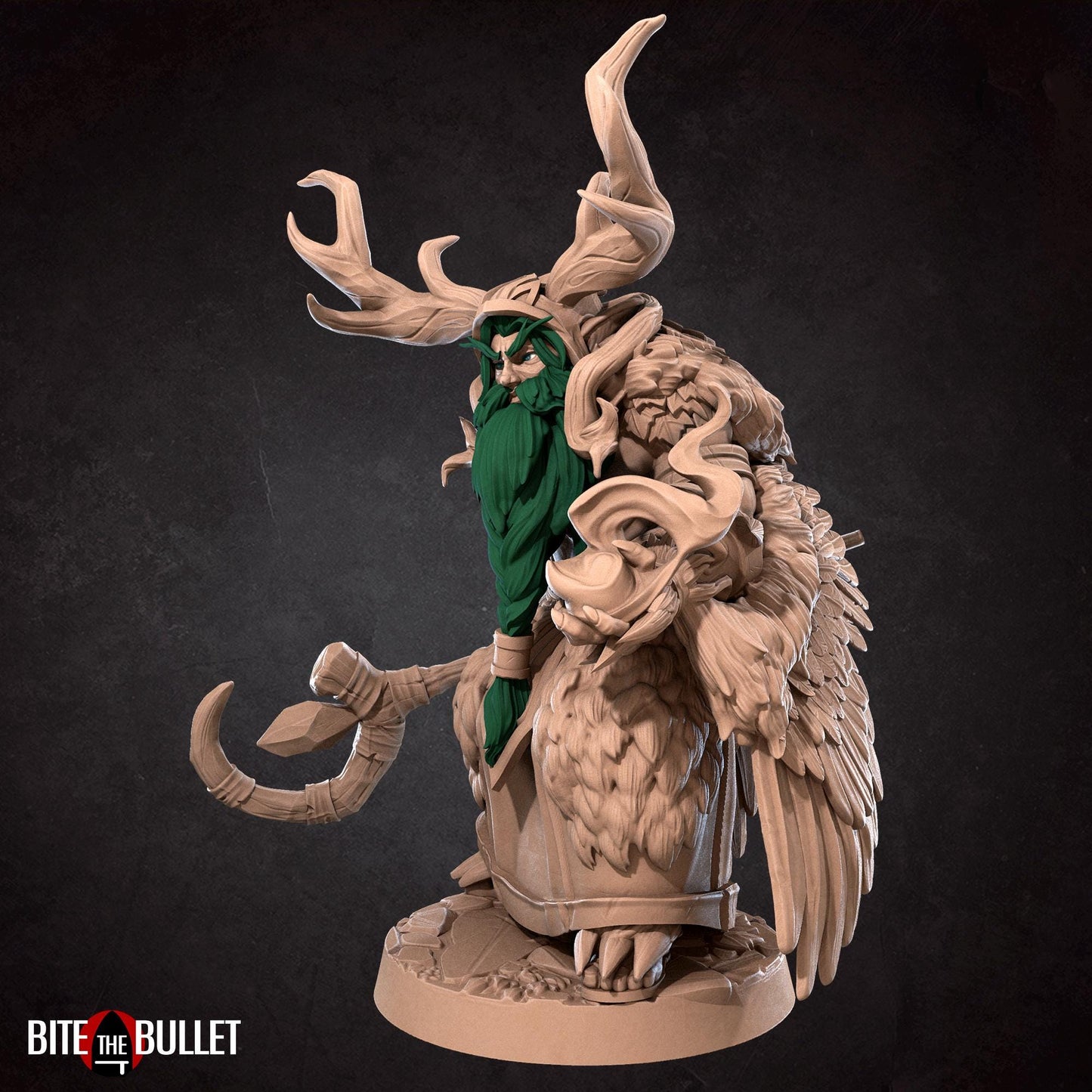 Night Elf Hero Teladrius Miniature - 28mm / 32mm / 36mm - Bite the Bullet - Resin Printed Figure for D&D, TTRPGs, and Board Games