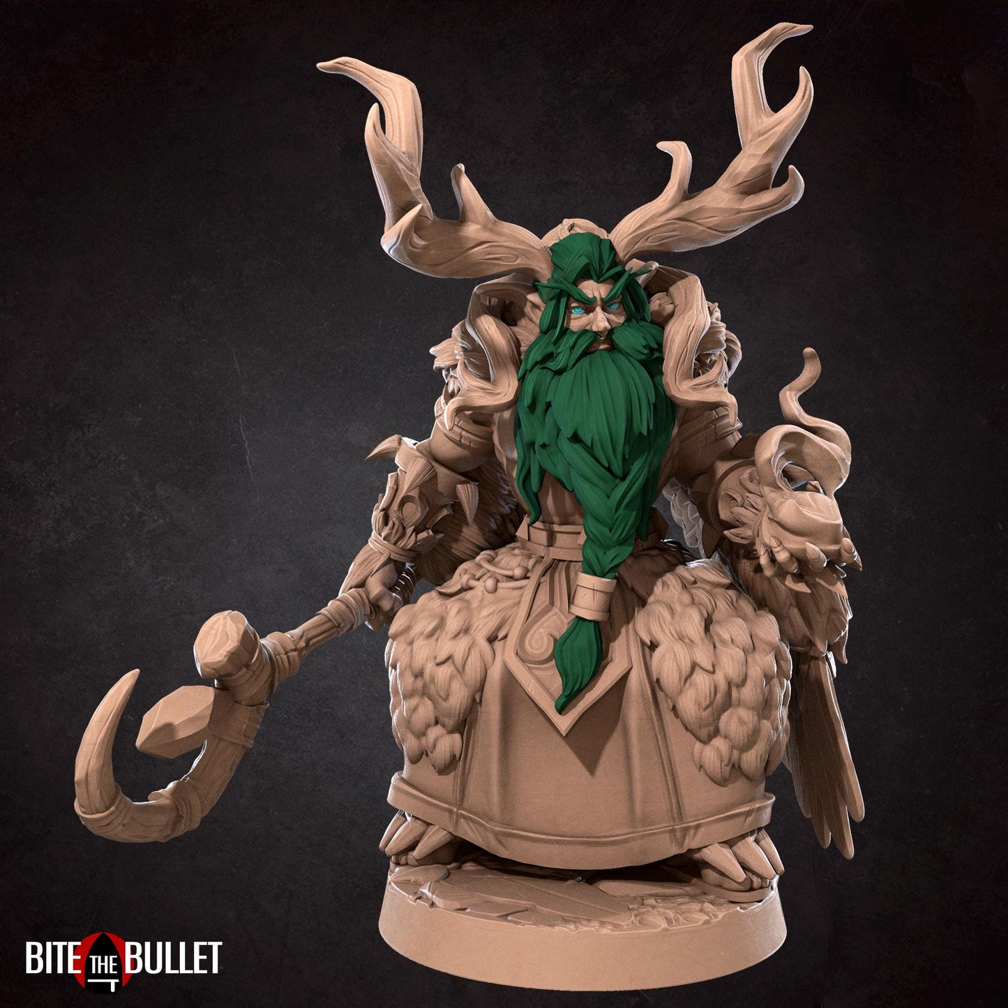 Night Elf Hero Teladrius Miniature - 28mm / 32mm / 36mm - Bite the Bullet - Resin Printed Figure for D&D, TTRPGs, and Board Games