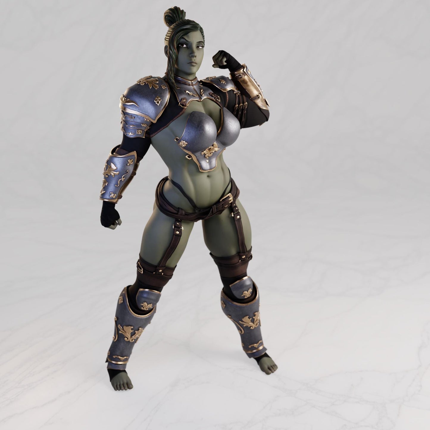 Knightly Desires Miniature (9 Variations) - 28mm / 32mm / 36mm / 75mm - QB Works - Resin Printed Figures for D&D, TTRPGs, and Painting