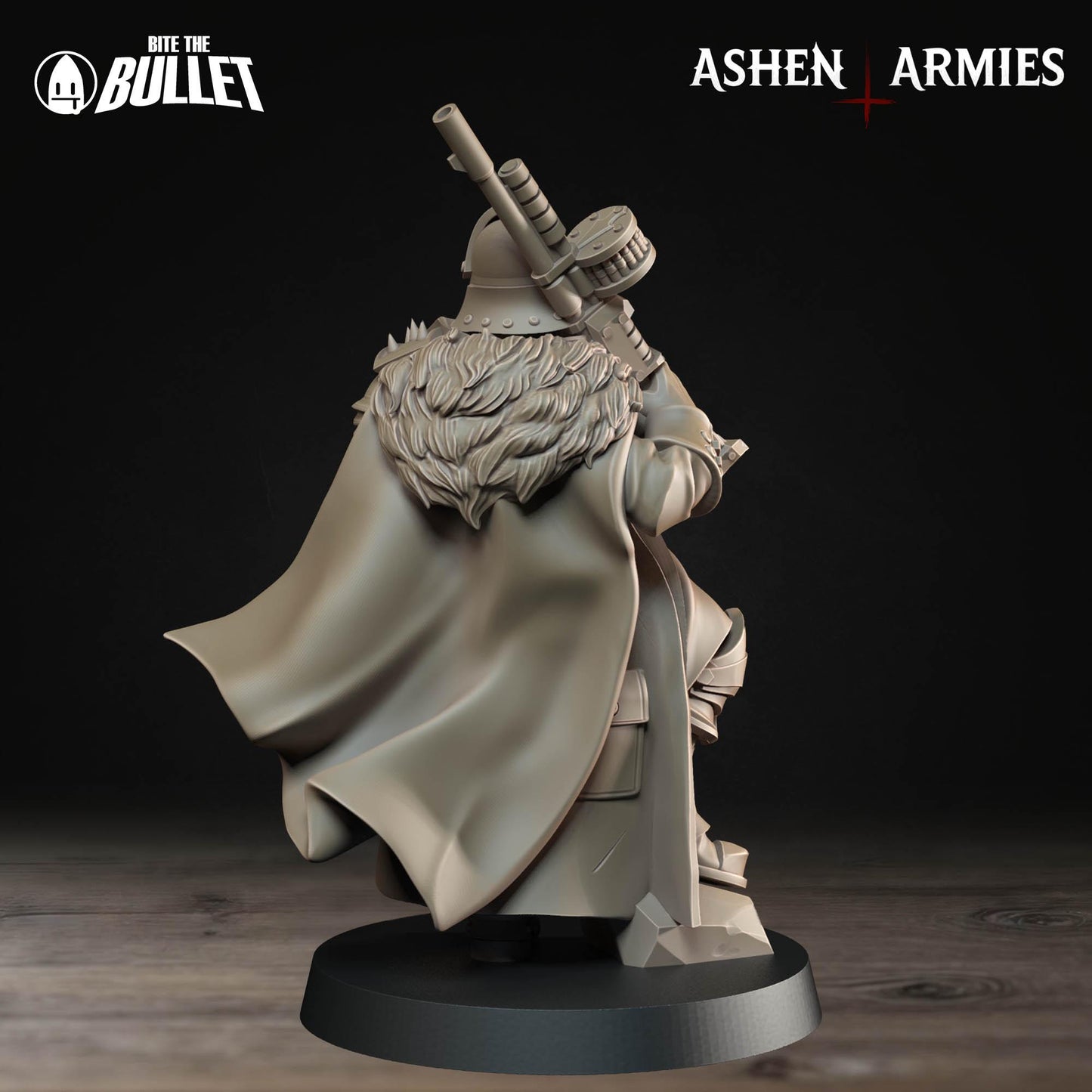 Sanctified Legion Lieutenant Miniature - 28mm / 32mm / 36mm - Bite the Bullet - Resin Printed Figure for D&D, TTRPGs, and Wargaming