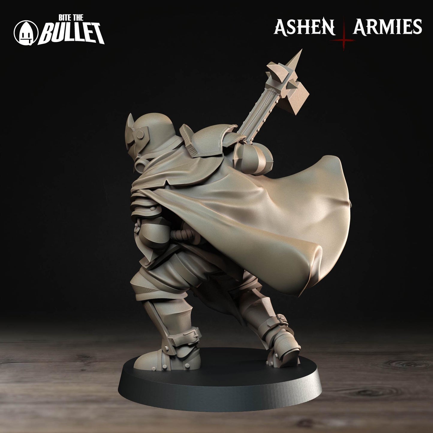 Sanctified Legion Shocktrooper Miniature (4 Variations) - 28mm / 32mm / 36mm - Bite the Bullet - Resin Printed Wargaming Figure