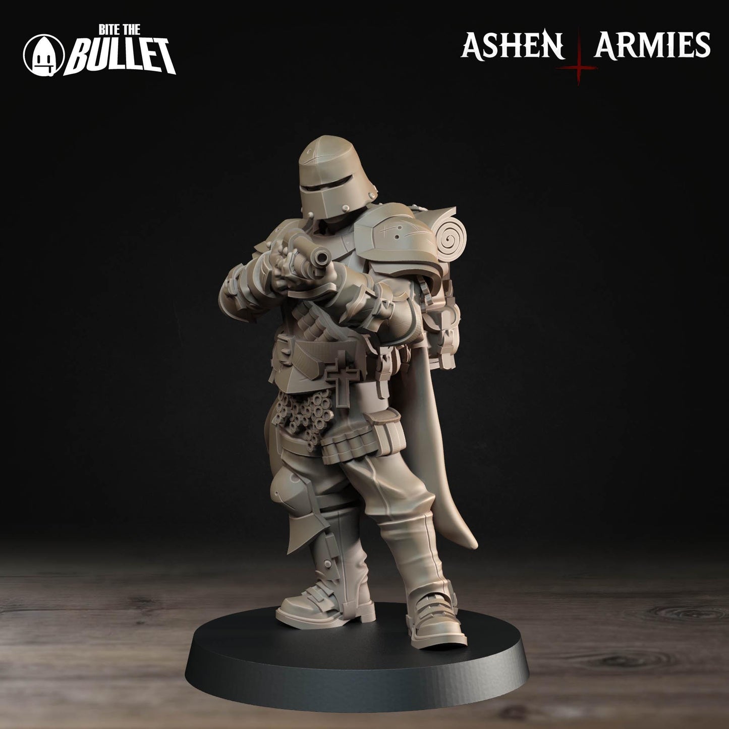 Sanctified Legion Yeoman Miniature (4 Variations) - 28mm / 32mm / 36mm - Bite the Bullet - Resin Printed Wargaming Figure