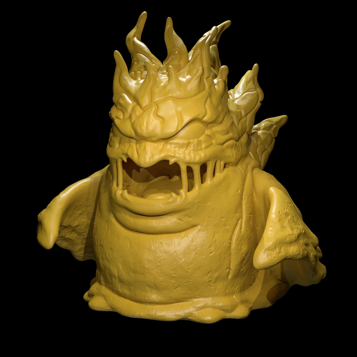 Flan Miniature (2 Variations) - 28mm / 32mm / 36mm - Irnkman's Minis - Resin Printed Figure for D&D, TTRPGs, and Board Games