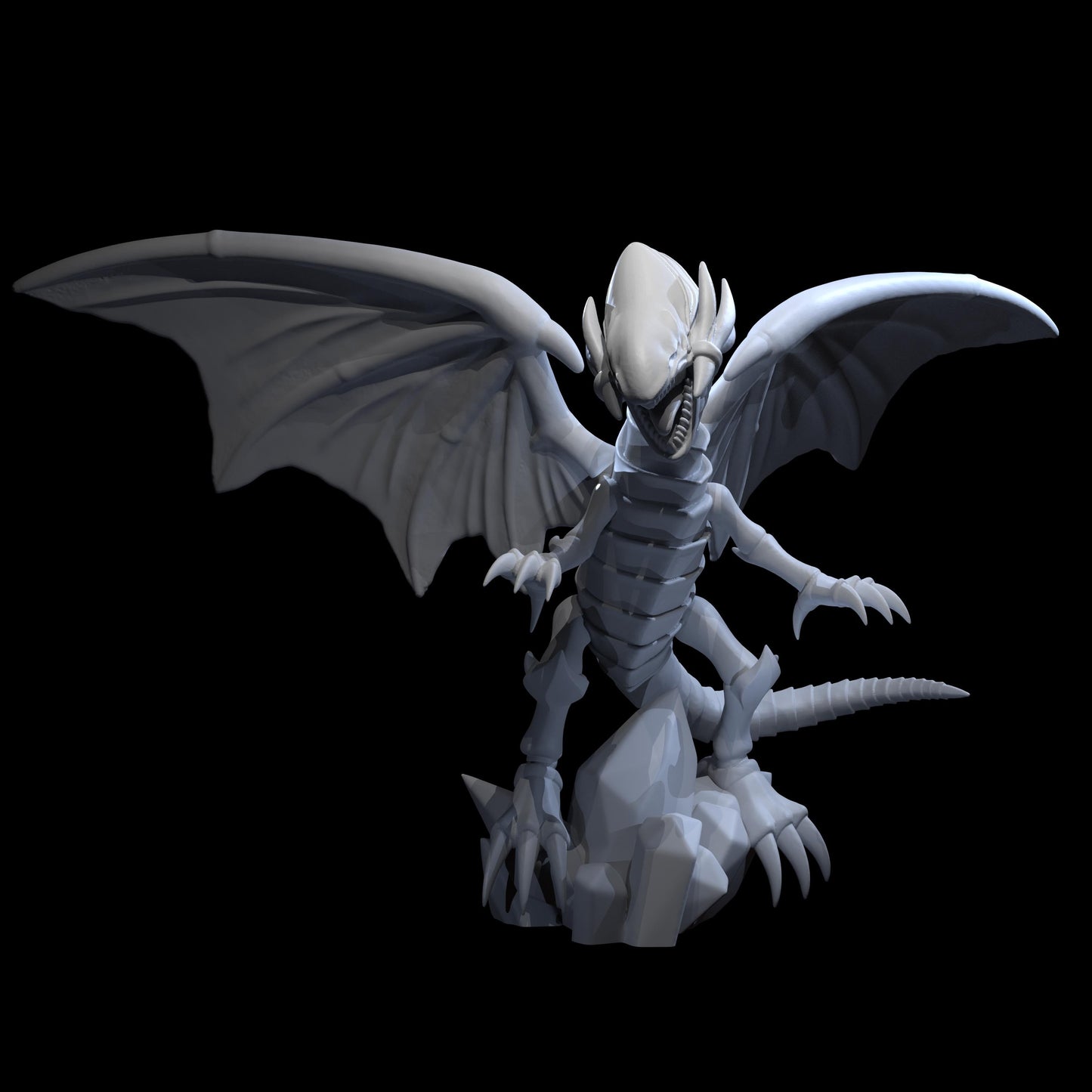 Blue Eyes White Dragon Miniature - Irnkman's Minis - 28mm / 32mm / 36mm
