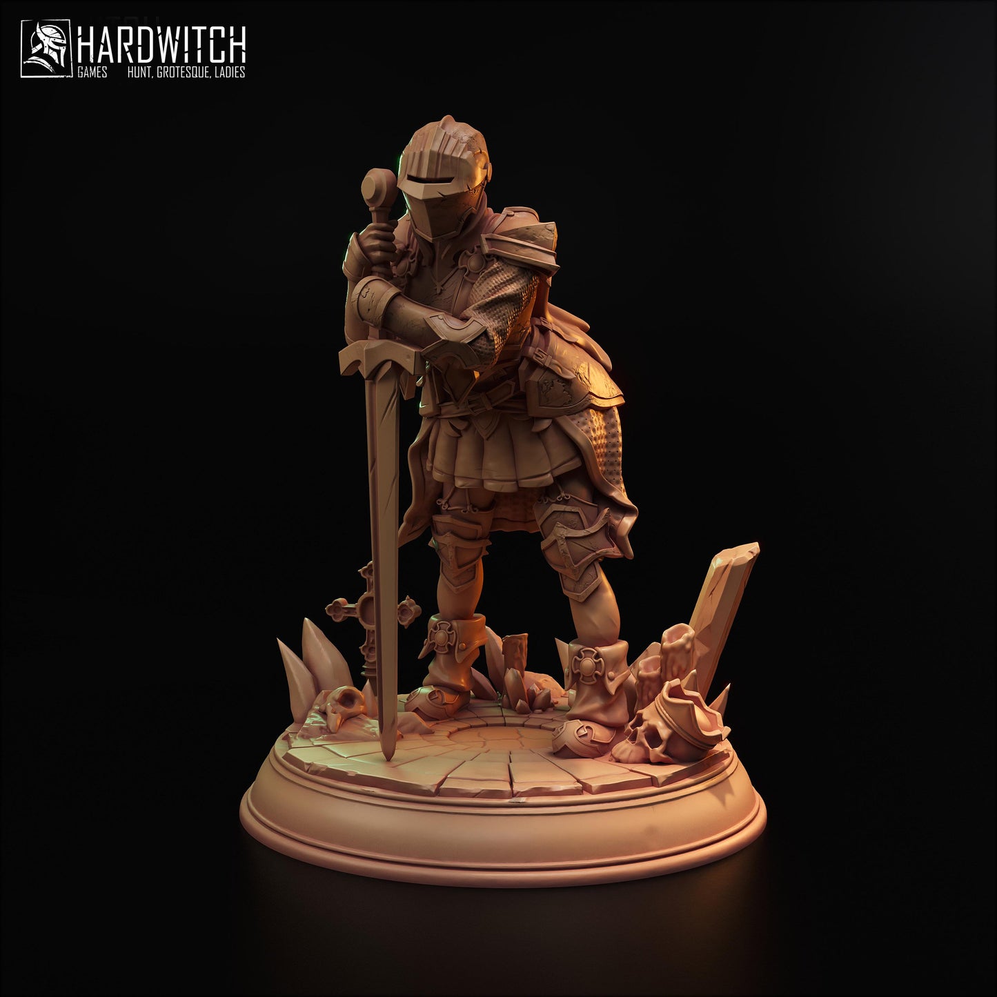 Astrana Goja Miniature (Standard and NSFW) - 28mm / 32mm / 36mm / 75mm - HardWitch Games - Resin Printed Figure for D&D and TTRPGs