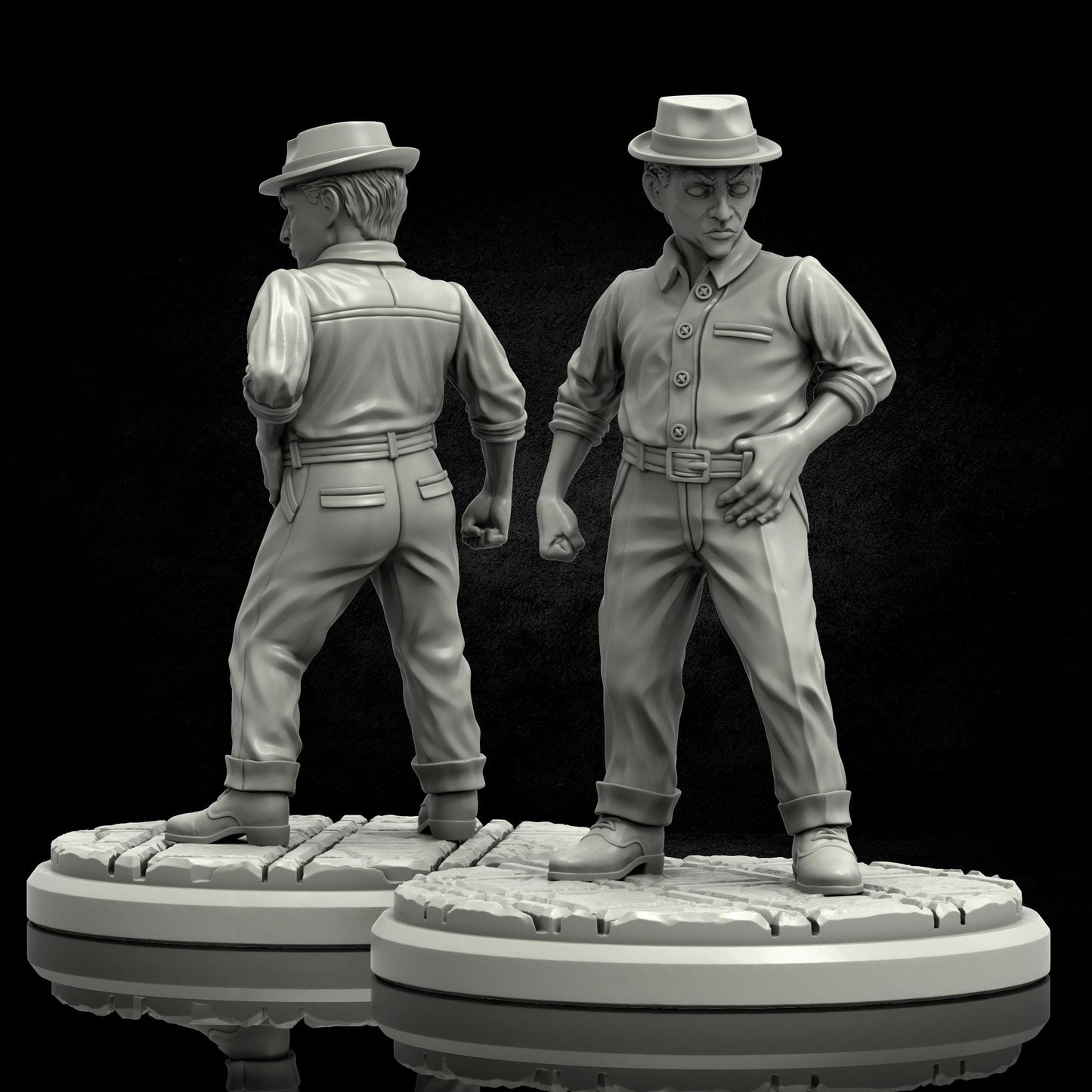 Enforcer Miniature - 28mm / 32mm / 36mm - Adaevy Creations - Resin Printed Figure for Arkham Horror