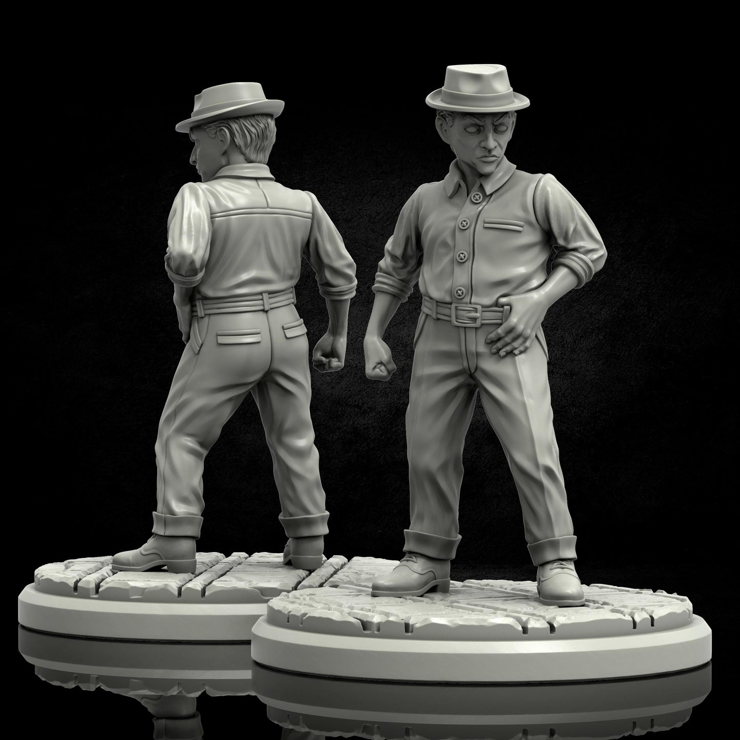 Enforcer Miniature - 28mm / 32mm / 36mm - Adaevy Creations - Resin Printed Figure for Arkham Horror