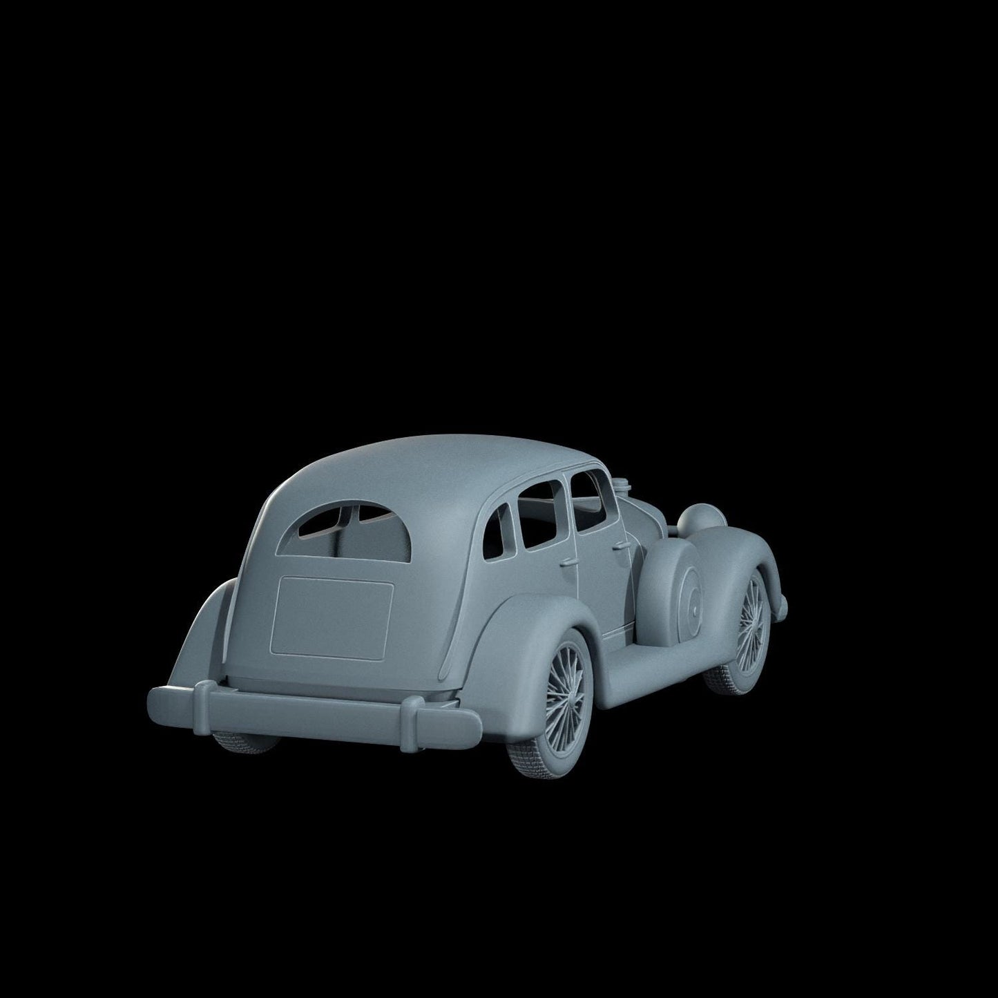 1935 SS1 Vehicle Miniature - 28mm / 32mm / 36mm - Cosmondo - Resin Printed Figure for Arkham Horror, D&D, TTRPGs, and Board Games