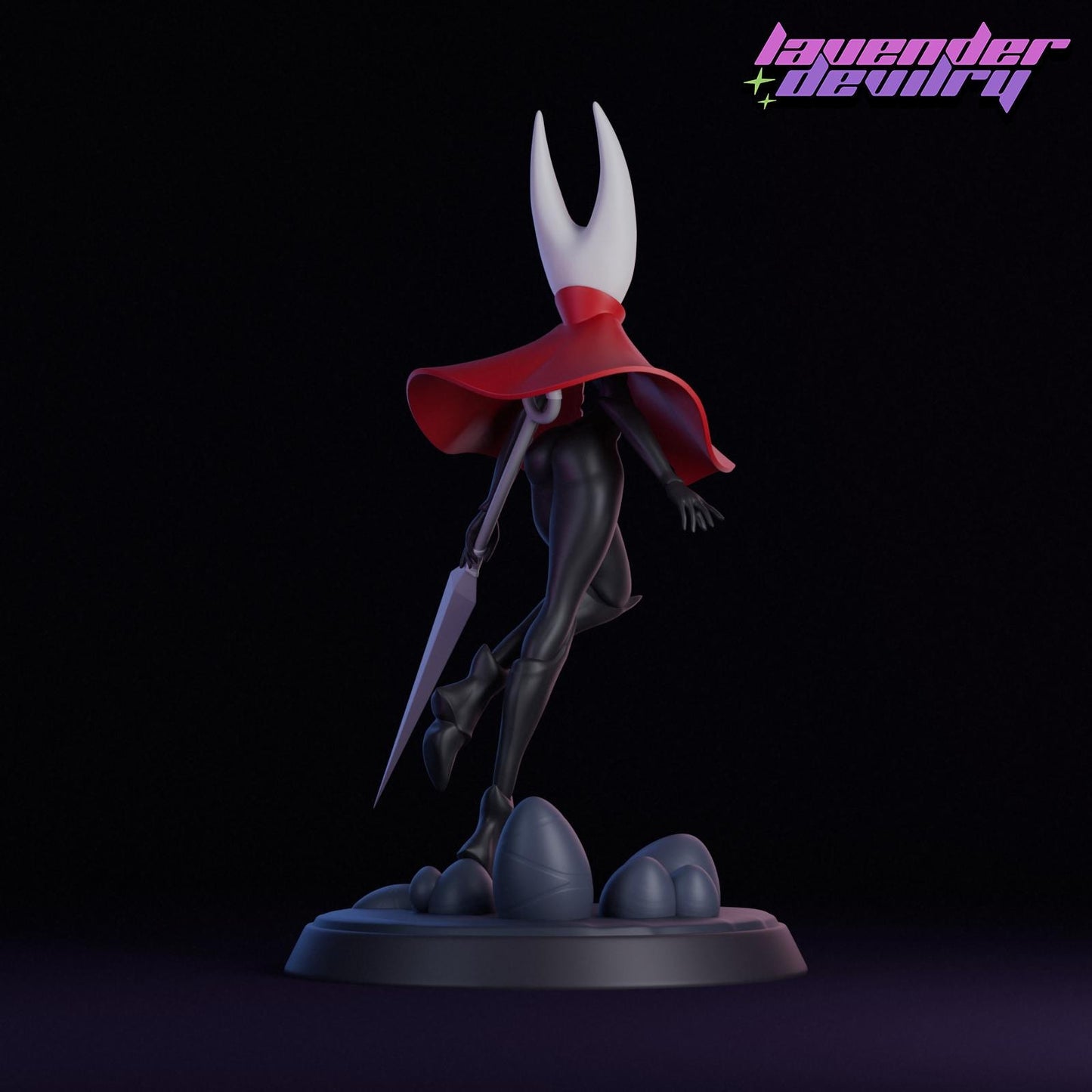 Delayed Damsel Miniature - 28mm / 32mm / 36mm / 75mm - Lavender Devilry - Resin Printed Figure for D&D, TTRPGs and Board Games