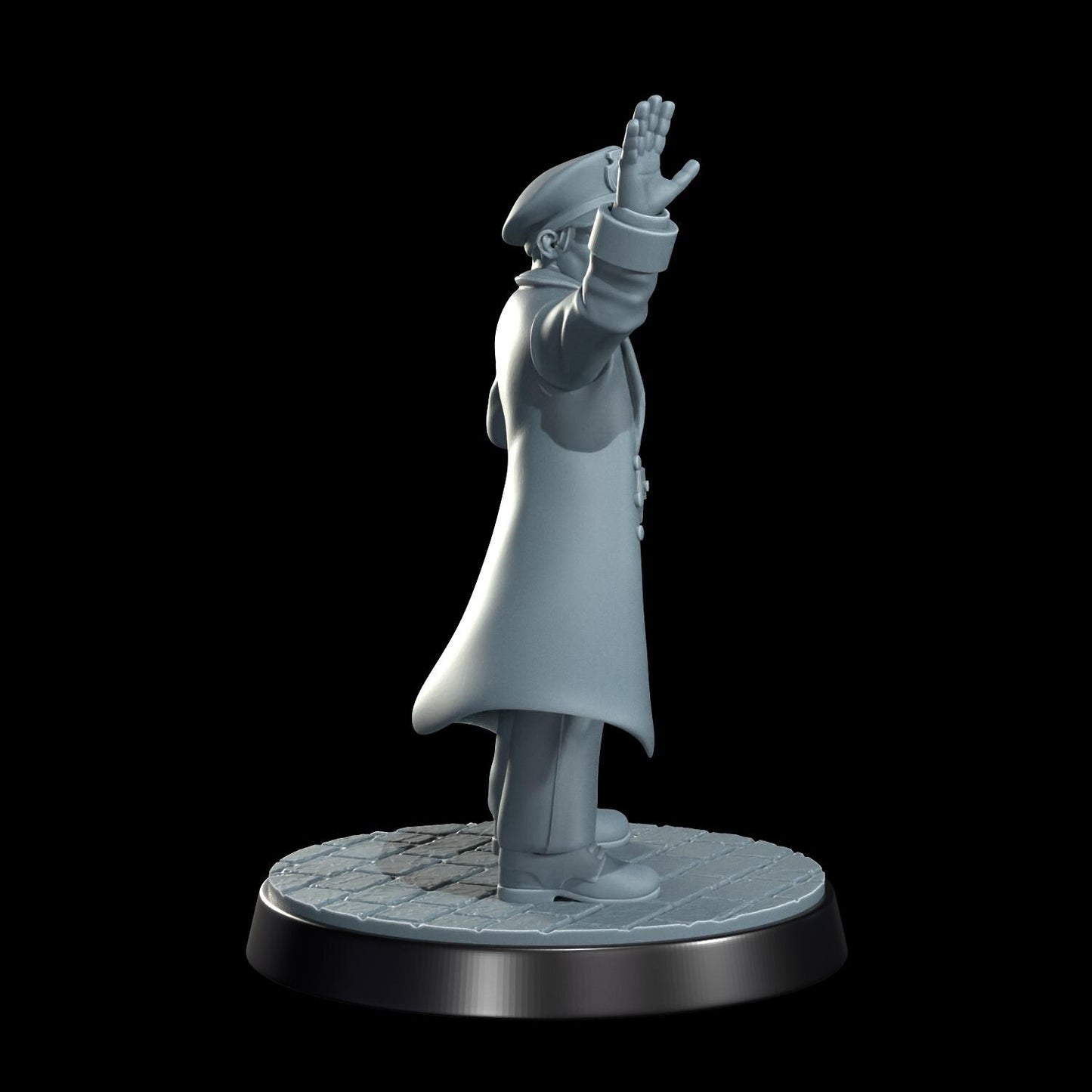 High Speed Horror Police Officers Miniature - 28mm / 32mm / 36mm - Cosmondo - Resin Printed Figure for Arkham Horror, D&D, and TTRPGs