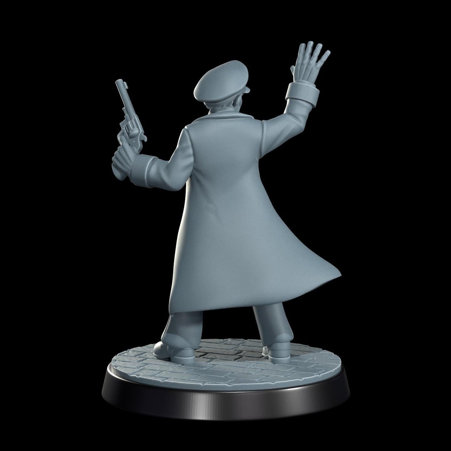 High Speed Horror Police Officers Miniature - 28mm / 32mm / 36mm - Cosmondo - Resin Printed Figure for Arkham Horror, D&D, and TTRPGs