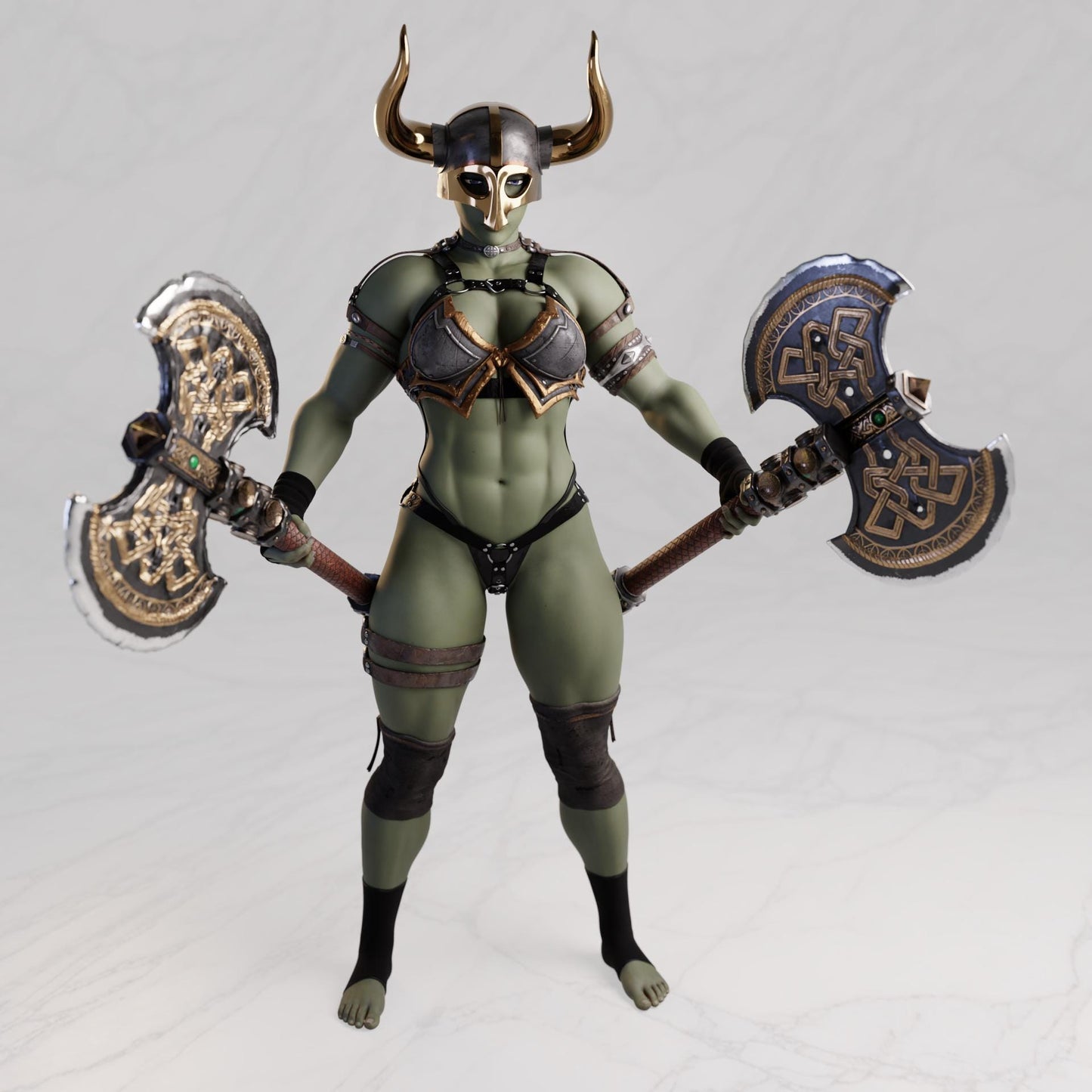 Knightly Desires Miniature (9 Variations) - 28mm / 32mm / 36mm / 75mm - QB Works - Resin Printed Figures for D&D, TTRPGs, and Painting
