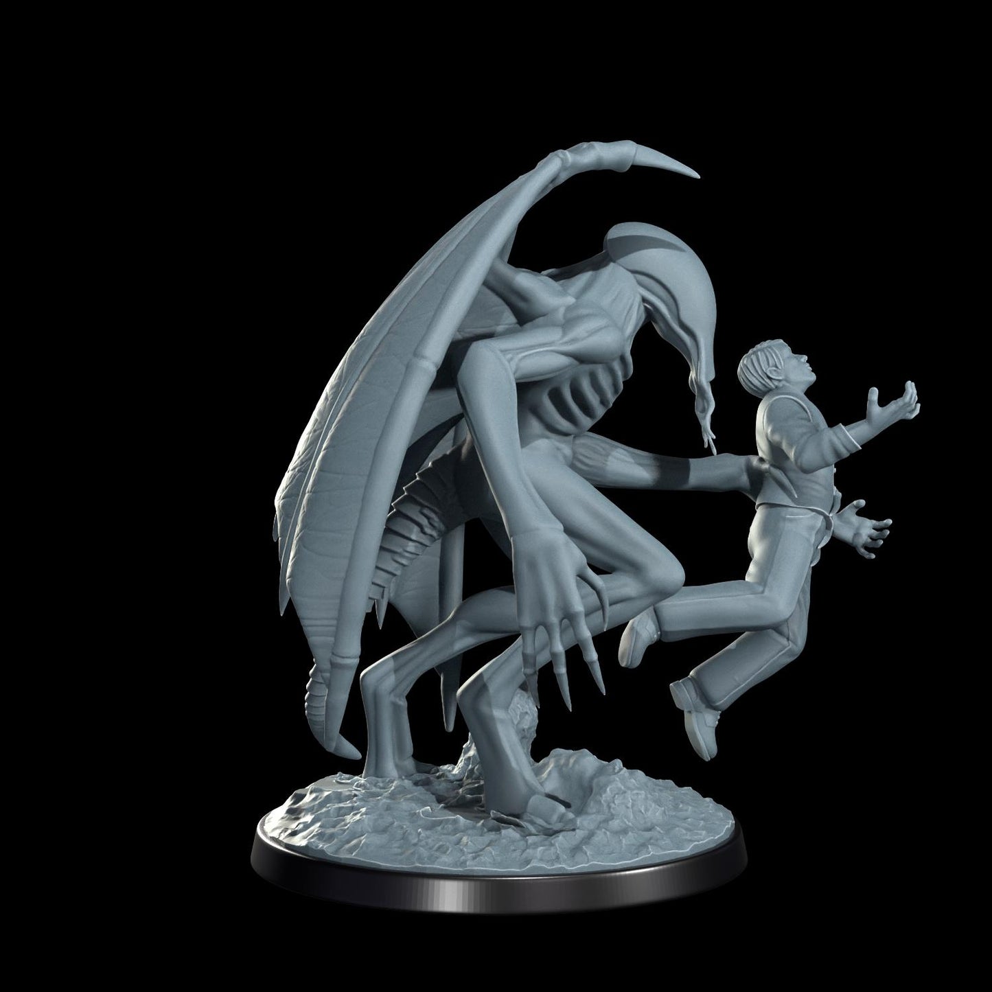 Nightgaunt's Claim Miniature - 28mm / 32mm / 36mm - Cosmondo - Resin Printed Figure for Arkham Horror, D&D, TTRPGs, and Board Games