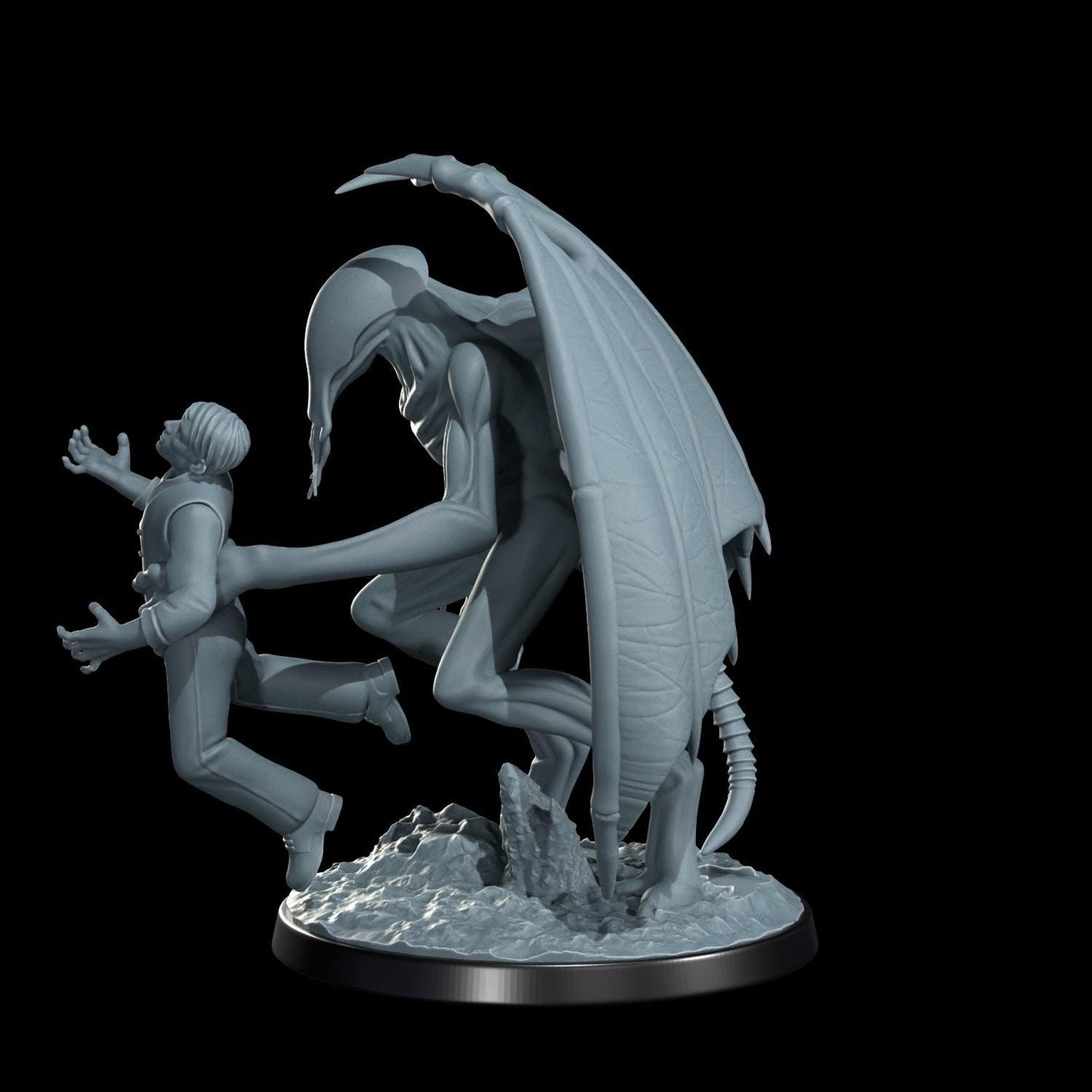 Nightgaunt's Claim Miniature - 28mm / 32mm / 36mm - Cosmondo - Resin Printed Figure for Arkham Horror, D&D, TTRPGs, and Board Games