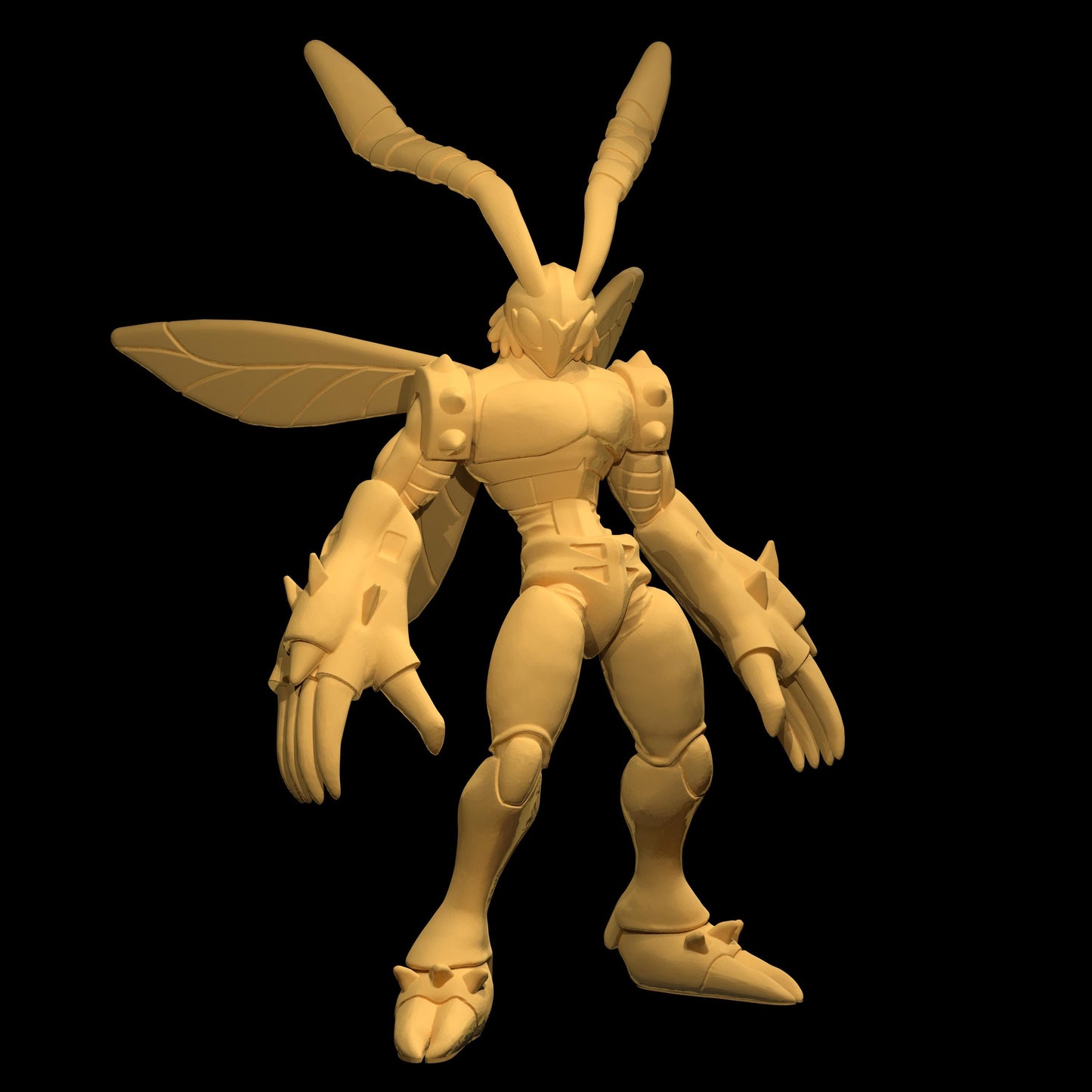 Wormmon Digivolution Line Miniature - Irnkman's Minis - Unpainted Resin Printed Miniature for TTRPGs, Painting, and Display