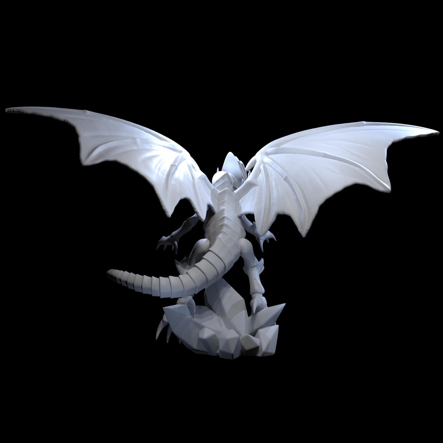 Blue Eyes White Dragon Miniature - Irnkman's Minis - 28mm / 32mm / 36mm