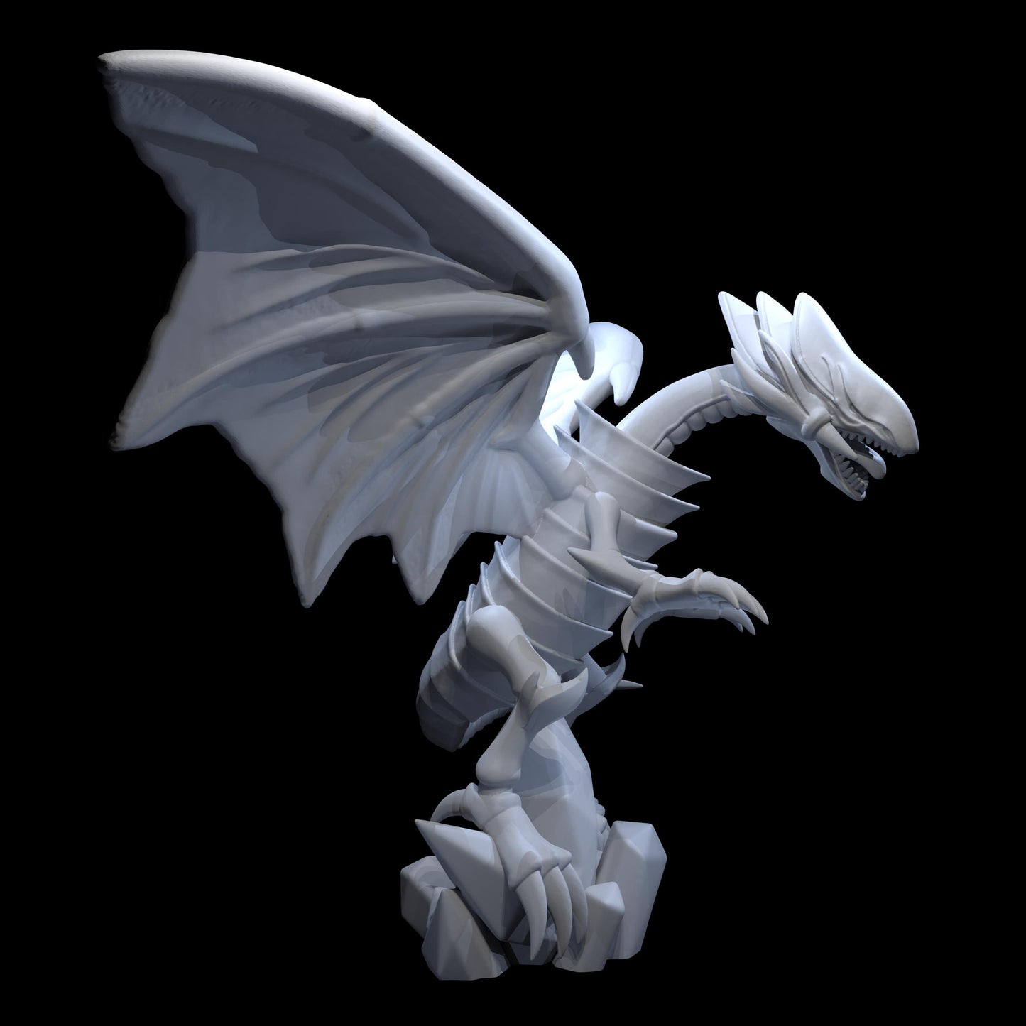 Blue Eyes White Dragon Miniature - Irnkman's Minis - 28mm / 32mm / 36mm