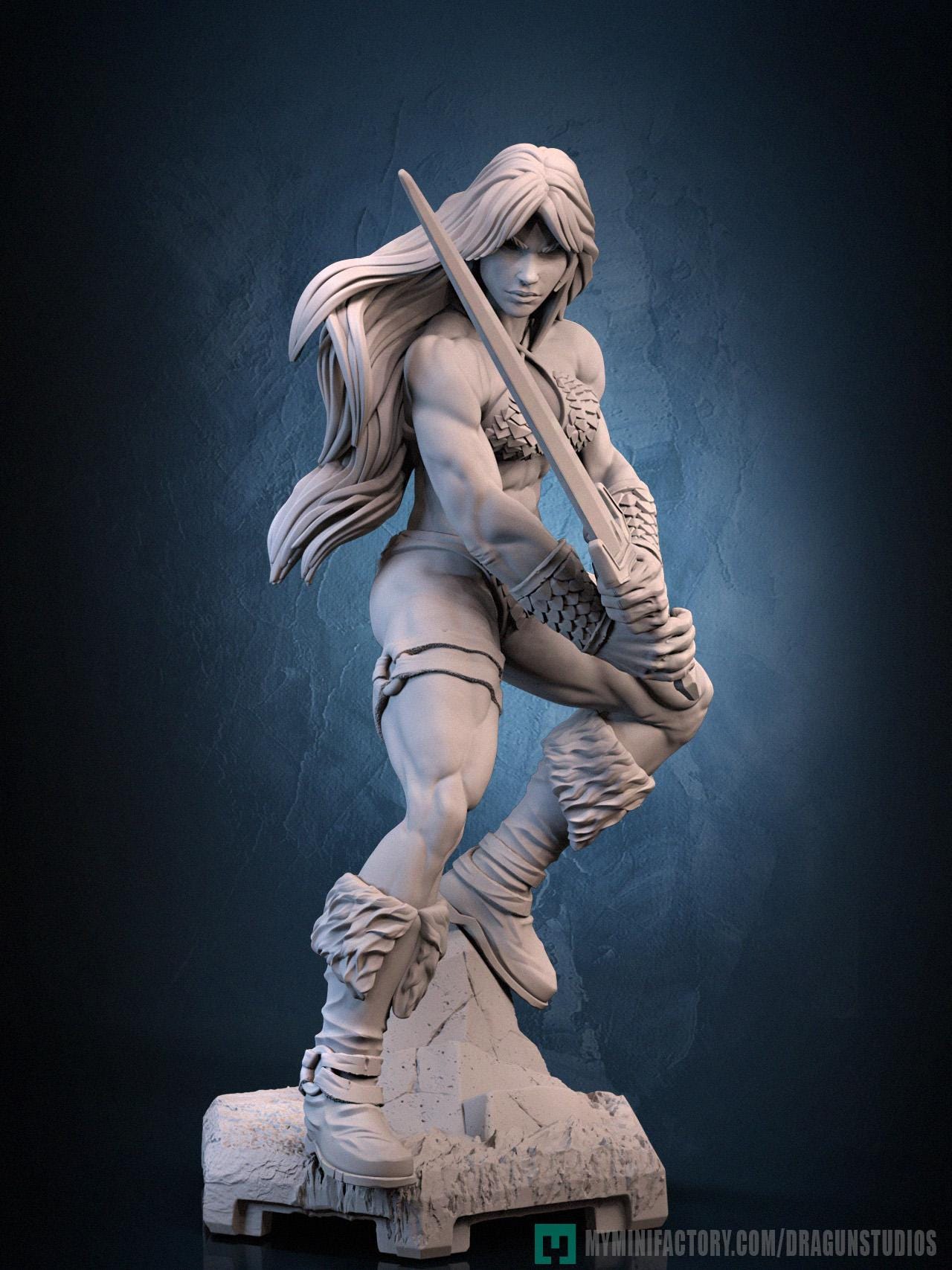 Tyris Flare Miniature - 28mm / 32mm / 36mm / 75mm - DraGun Studios - Resin Printed Figurine for D&D, TTRPGs, and Board Games
