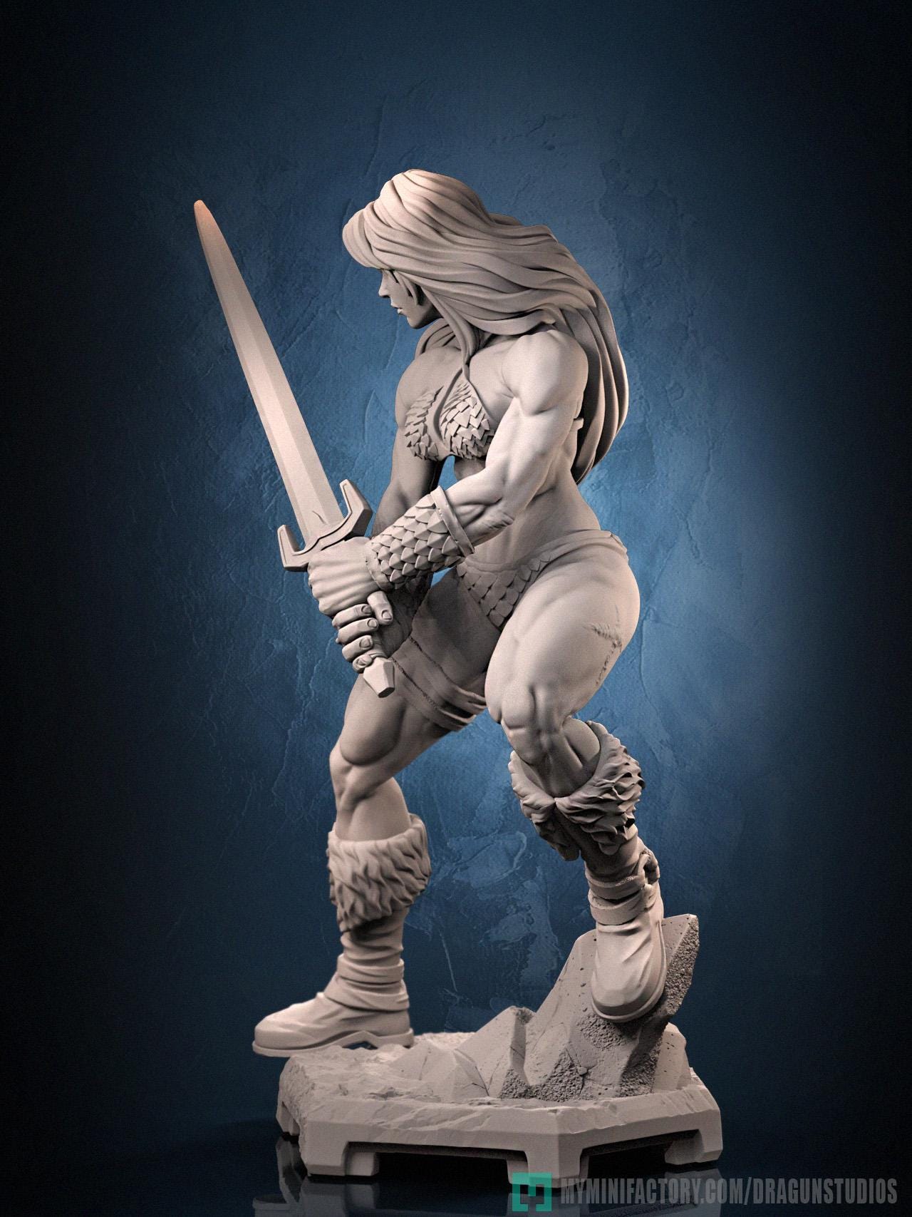 Tyris Flare Miniature - 28mm / 32mm / 36mm / 75mm - DraGun Studios - Resin Printed Figurine for D&D, TTRPGs, and Board Games