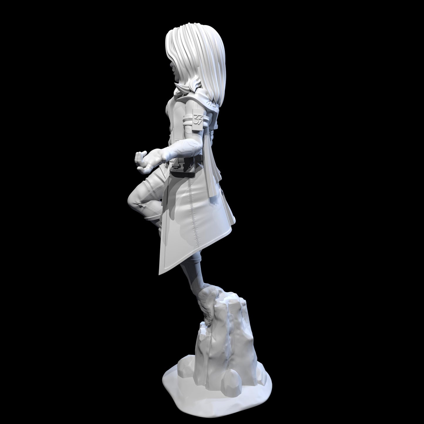 Lune Miniature - 28mm / 32mm / 36mm / 75mm - Ethan Savage Studios - Resin Printed Figure for D&D, TTRPGs, and Board Games