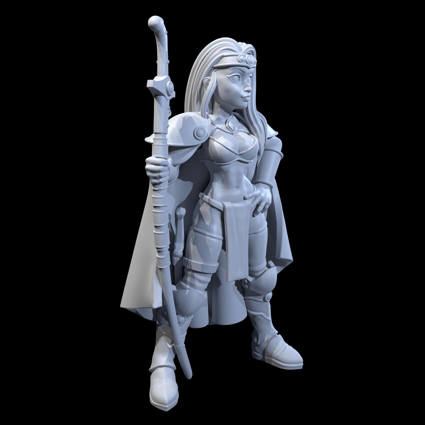Leida Miniature - 28mm / 32mm / 36mm / 75mm - Ethan Savage Studios - Resin Printed Figure for D&D, TTRPGs, and Board Games