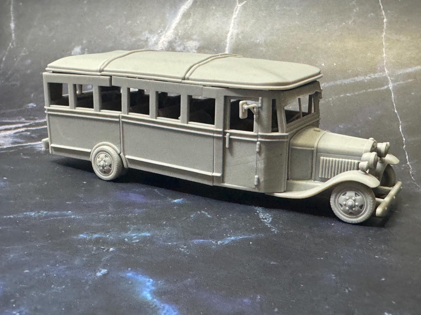 Bus Vehicle Miniature - 28mm / 32mm / 36mm - Adaevy Creations - Resin Printed Figure for Arkham Horror, TTRPGs, and Board Games