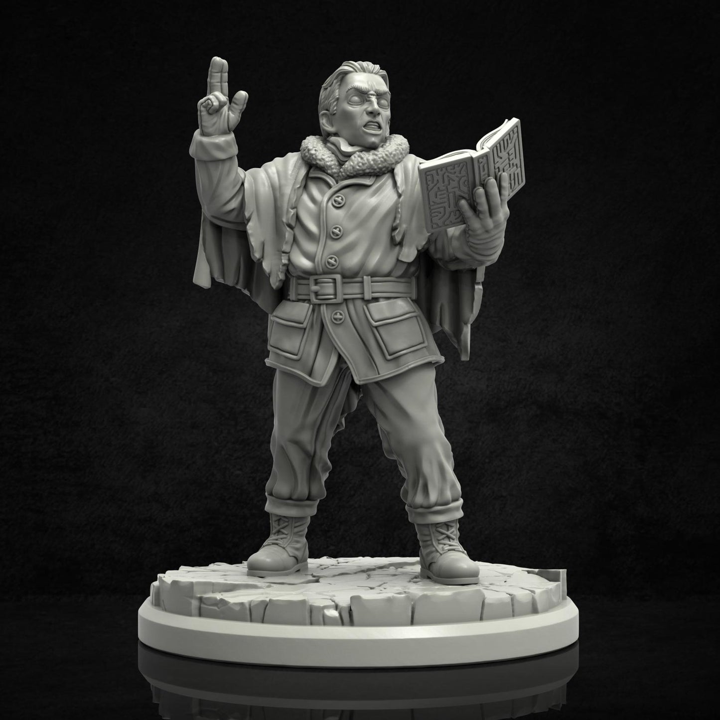 Gedney Miniature (Cultist, Sarcophagus, and Shoggoth Variations) - 28mm / 32mm / 36mm - Adaevy Creations - Resin Figure for Arkham Horror